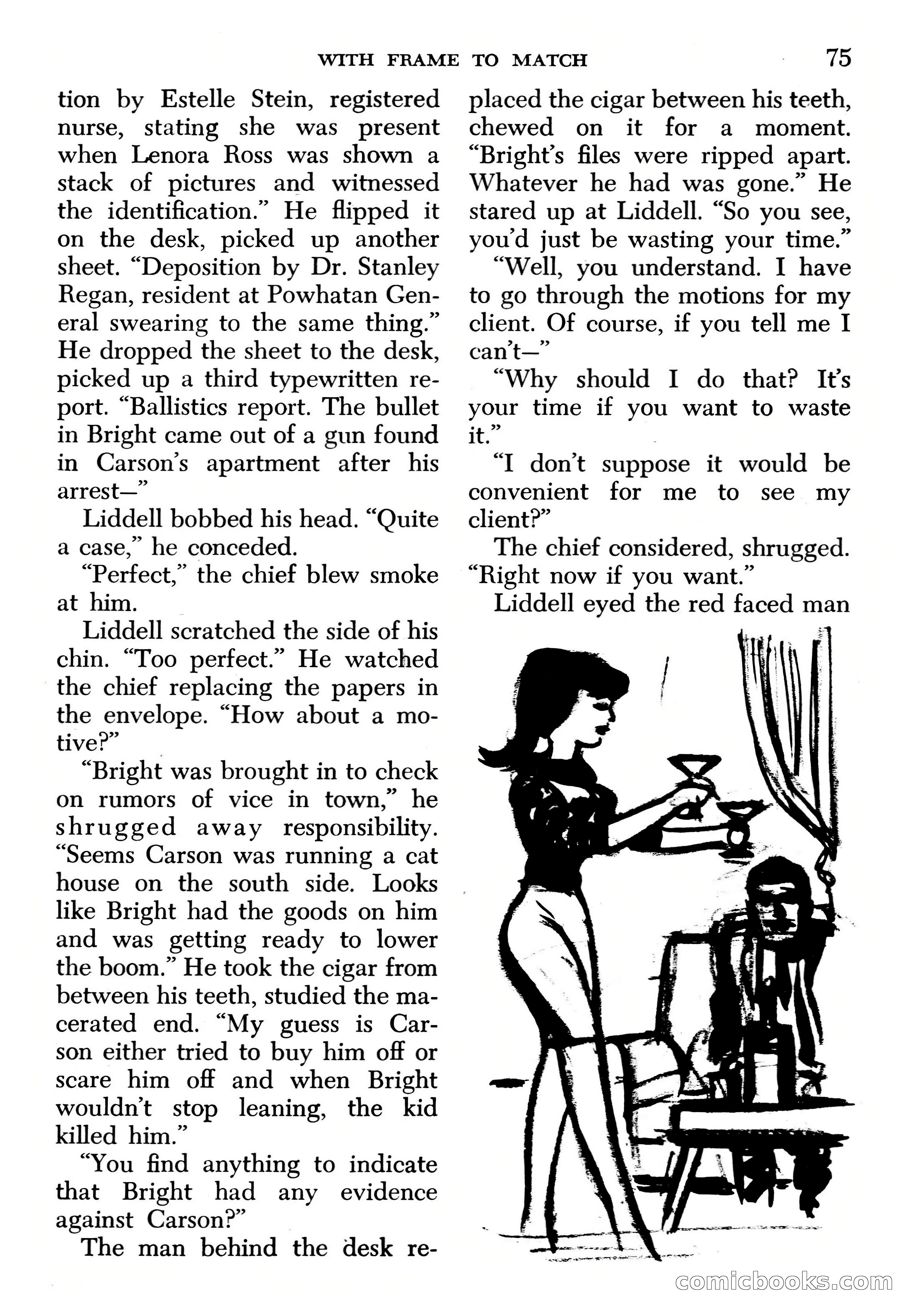 Edgar Wallace Mystery Magazine, March 1966 — page 75 of 164