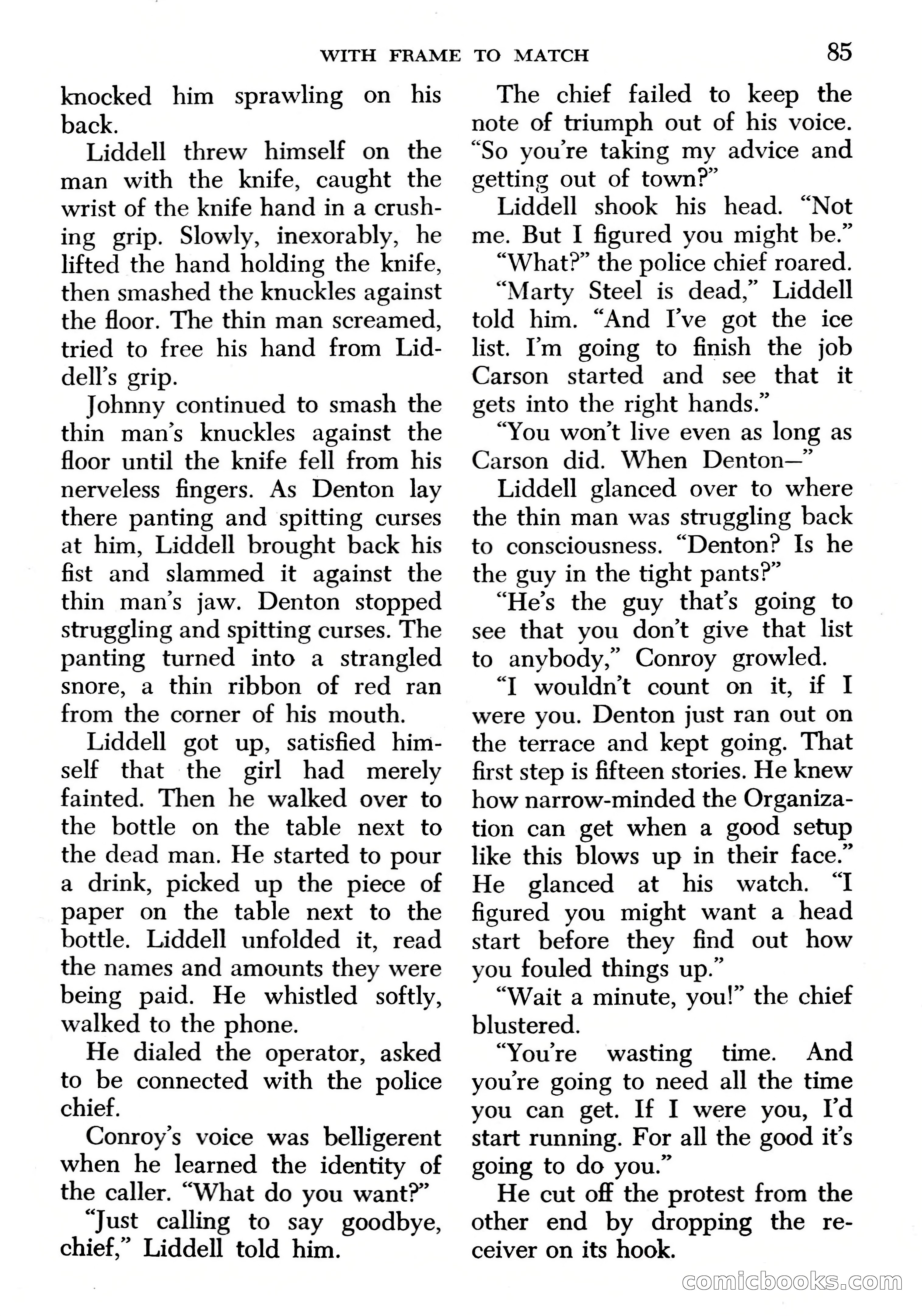 Edgar Wallace Mystery Magazine, March 1966 — page 85 of 164