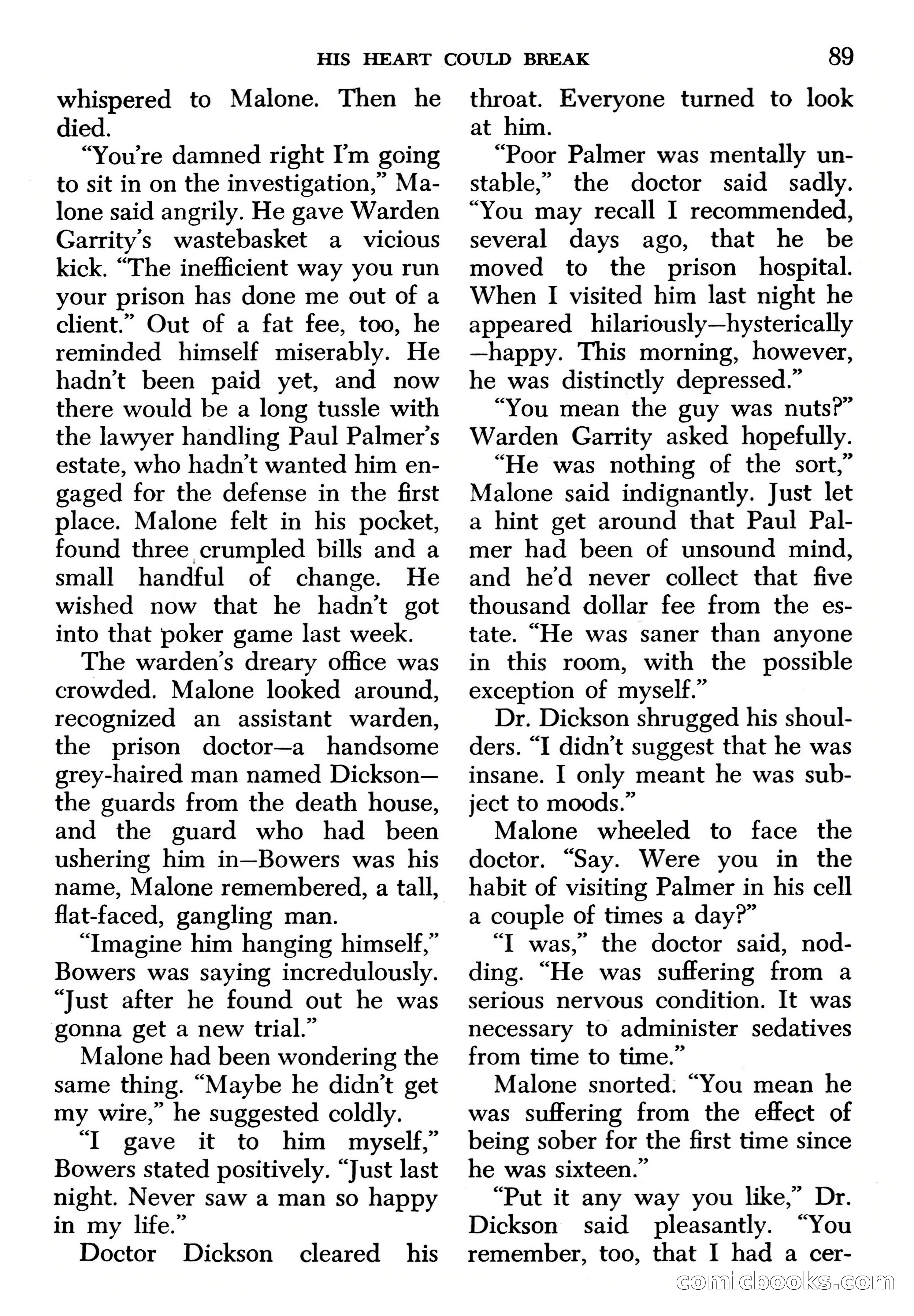Edgar Wallace Mystery Magazine, March 1966 — page 89 of 164