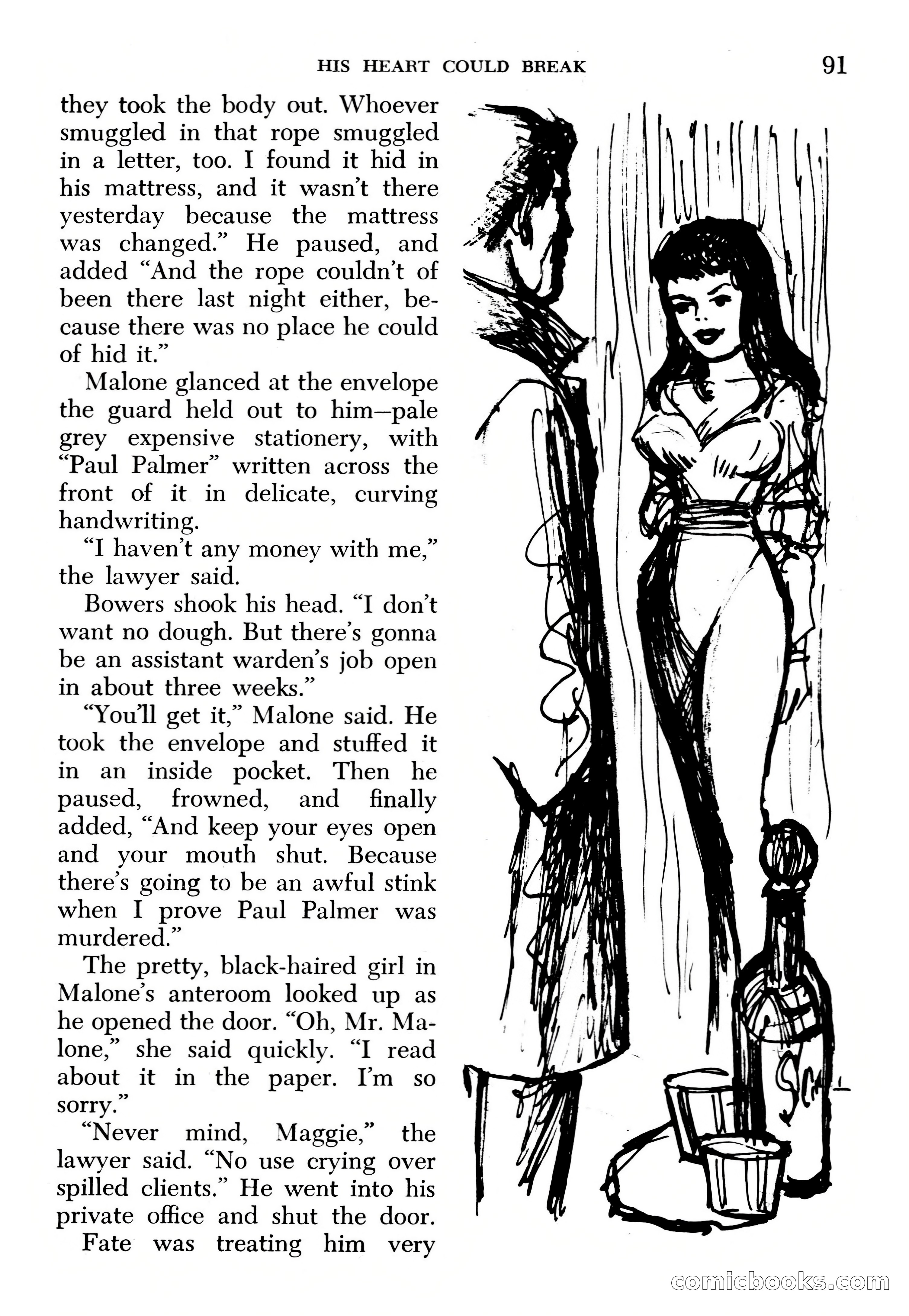 Edgar Wallace Mystery Magazine, March 1966 — page 91 of 164