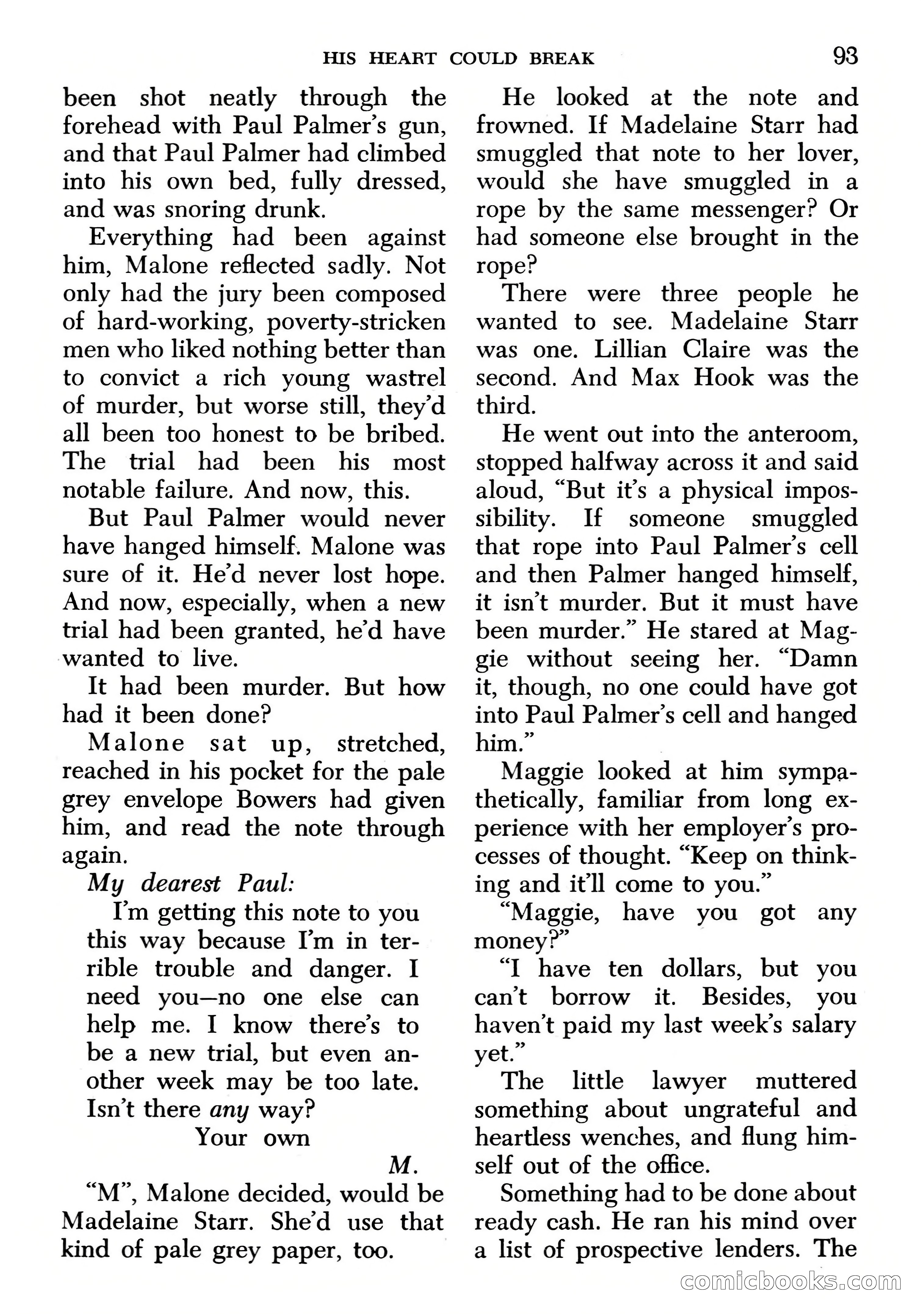 Edgar Wallace Mystery Magazine, March 1966 — page 93 of 164