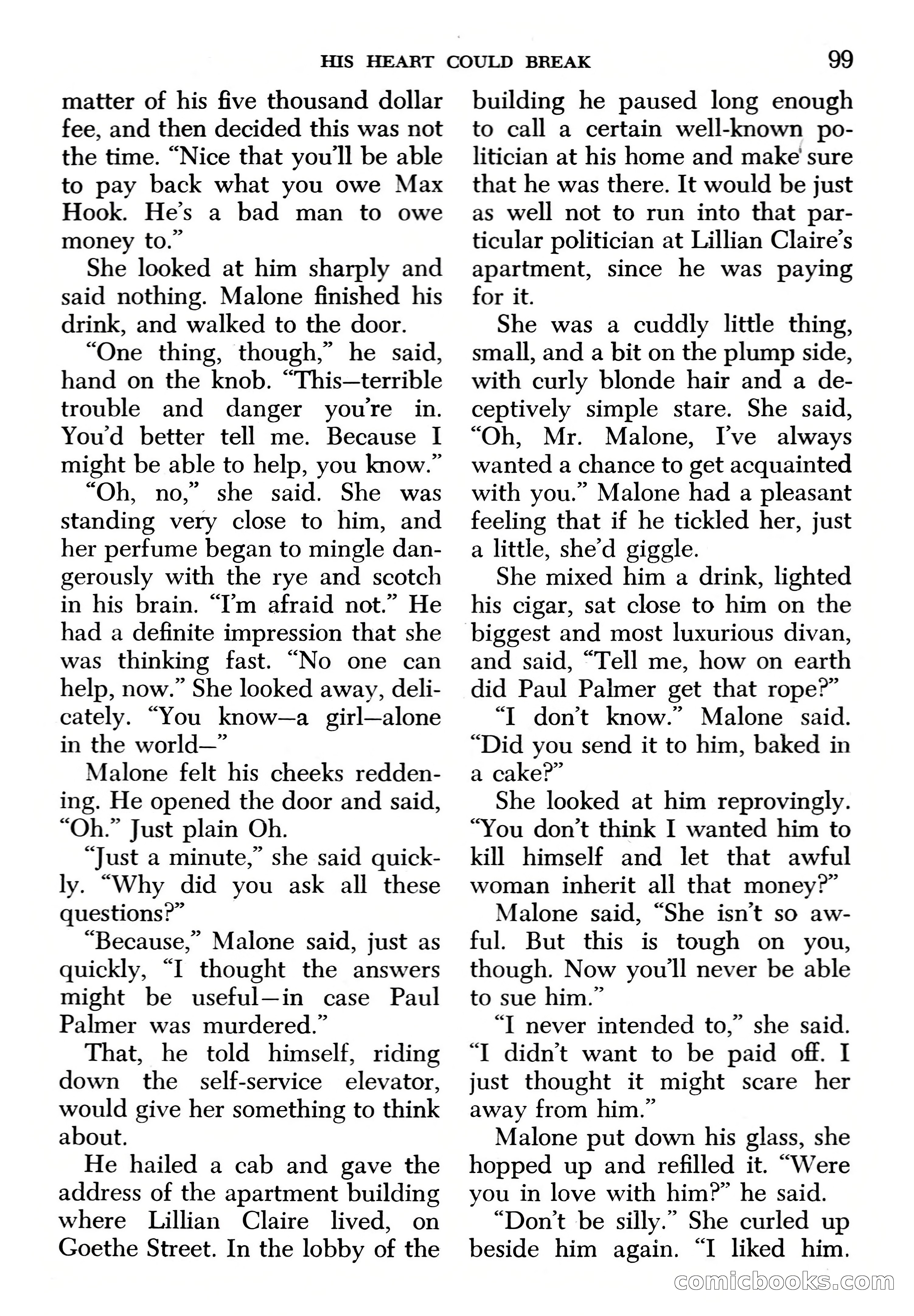 Edgar Wallace Mystery Magazine, March 1966 — page 99 of 164