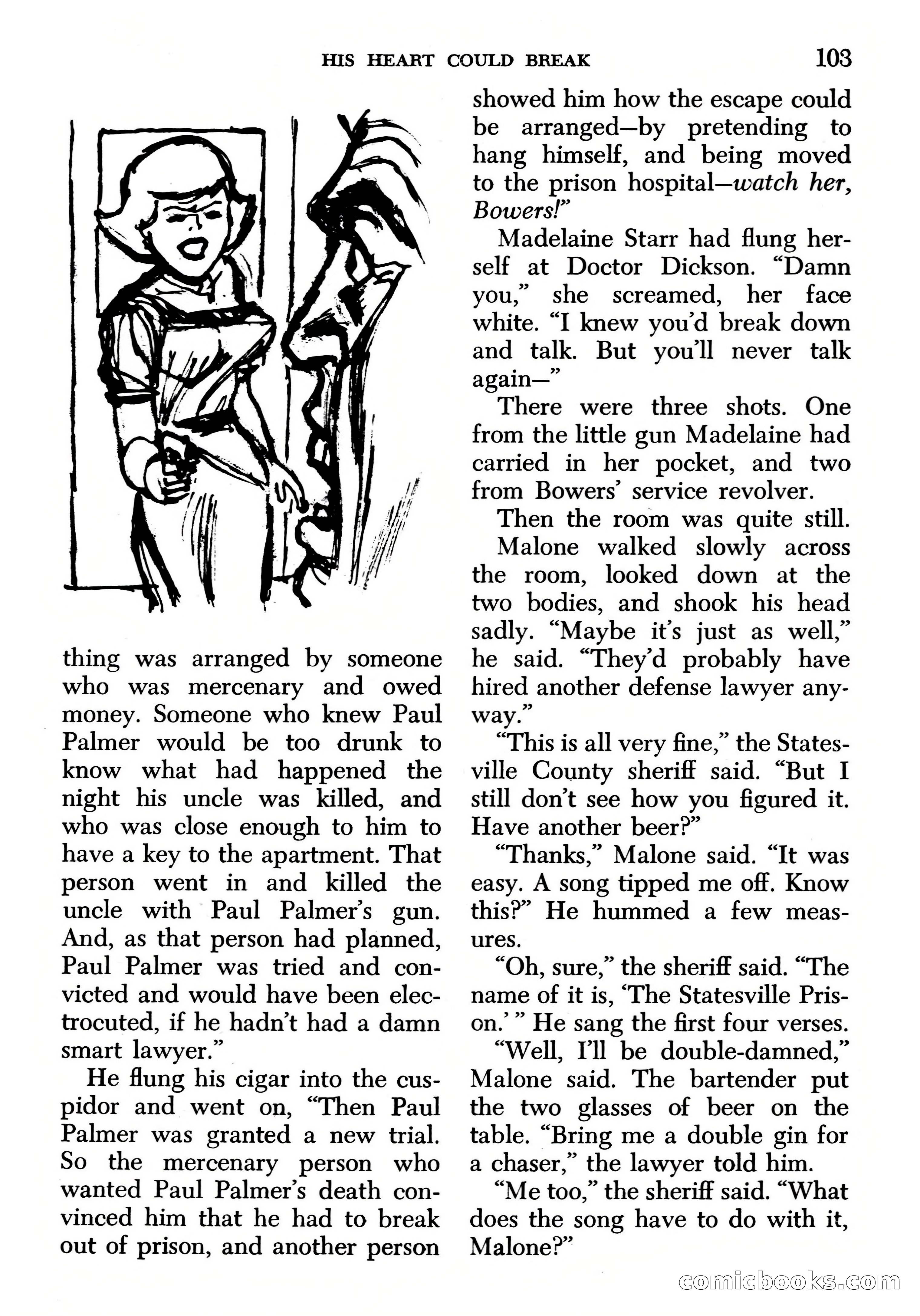 Edgar Wallace Mystery Magazine, March 1966 — page 103 of 164