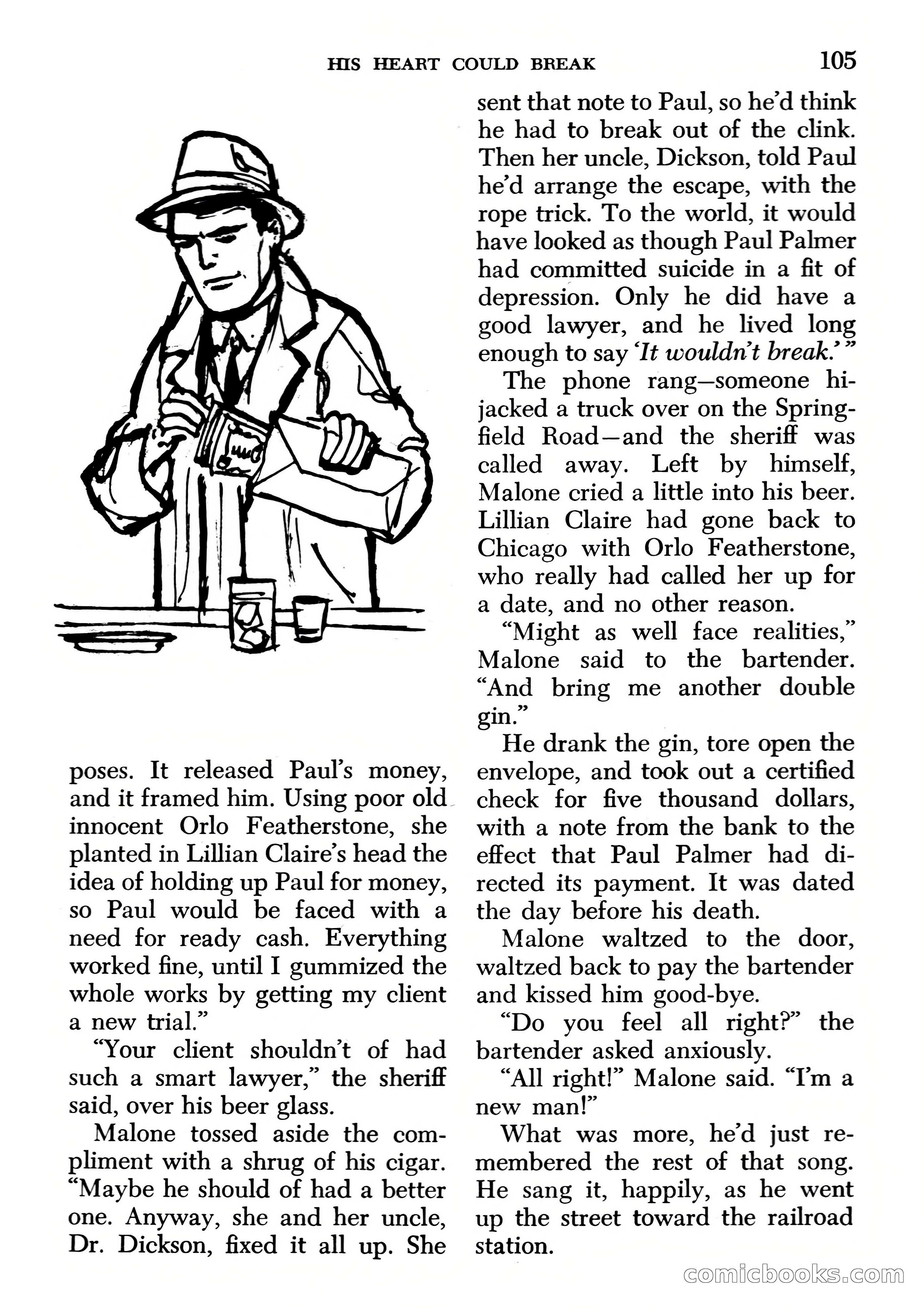 Edgar Wallace Mystery Magazine, March 1966 — page 105 of 164