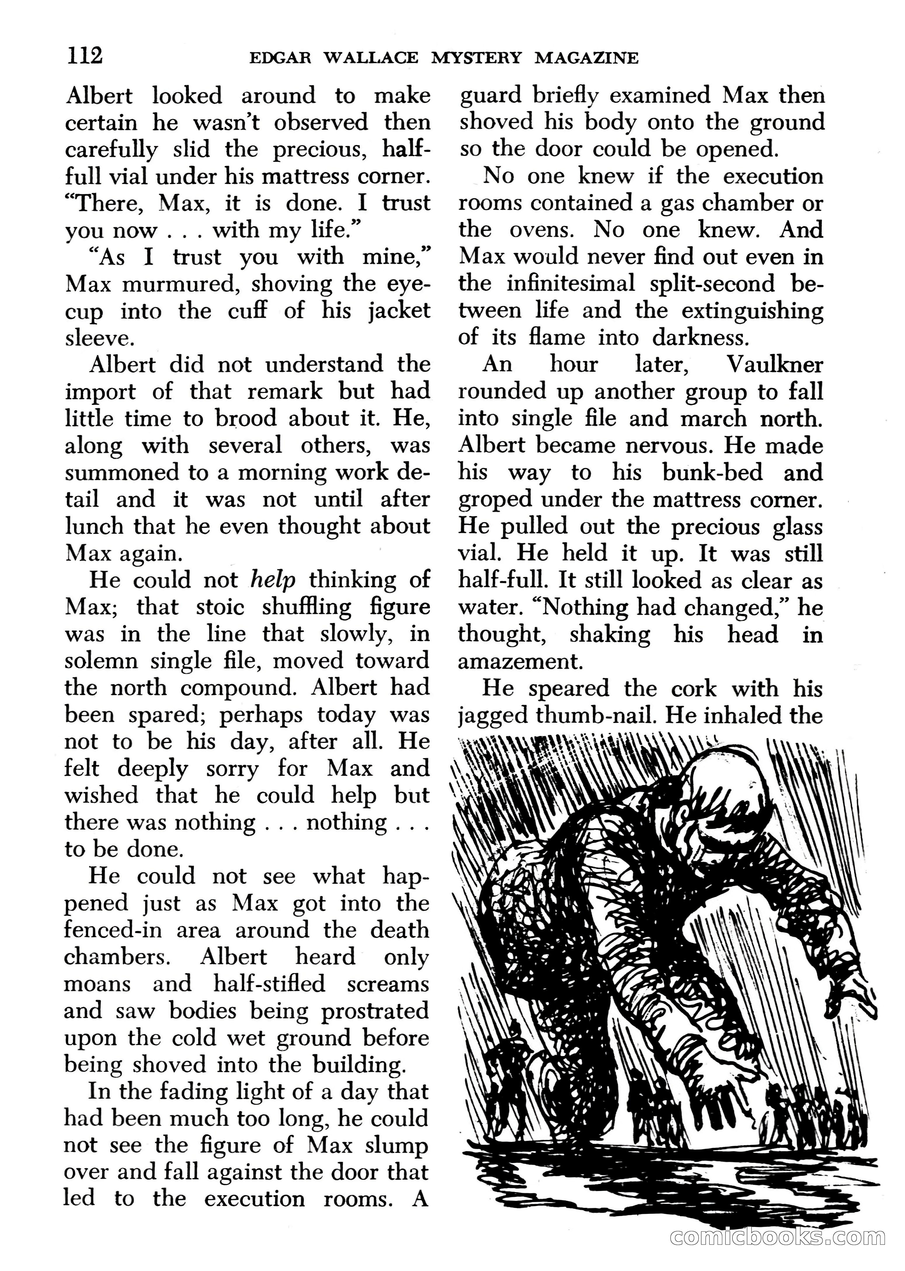 Edgar Wallace Mystery Magazine, March 1966 — page 112 of 164