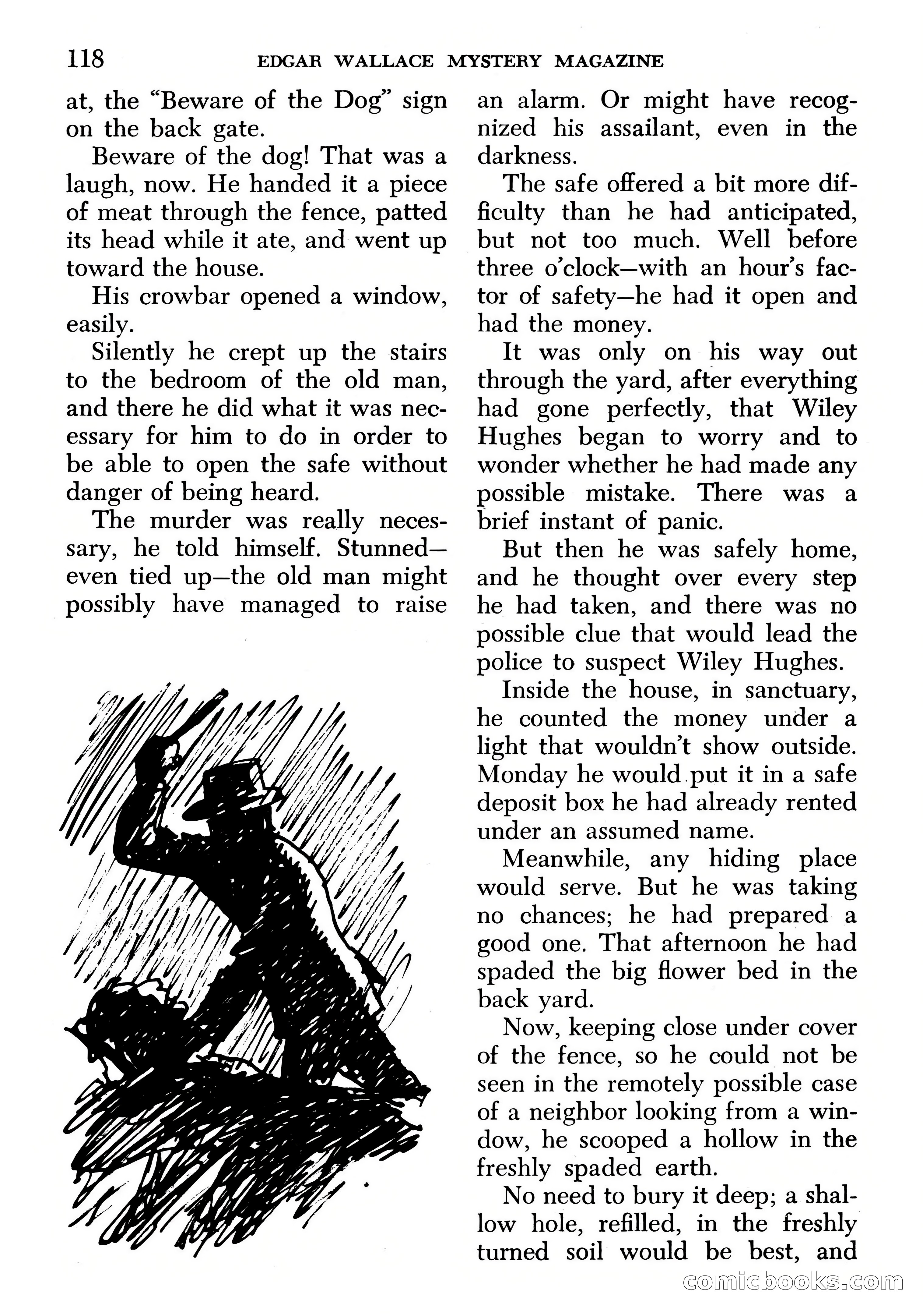 Edgar Wallace Mystery Magazine, March 1966 — page 118 of 164