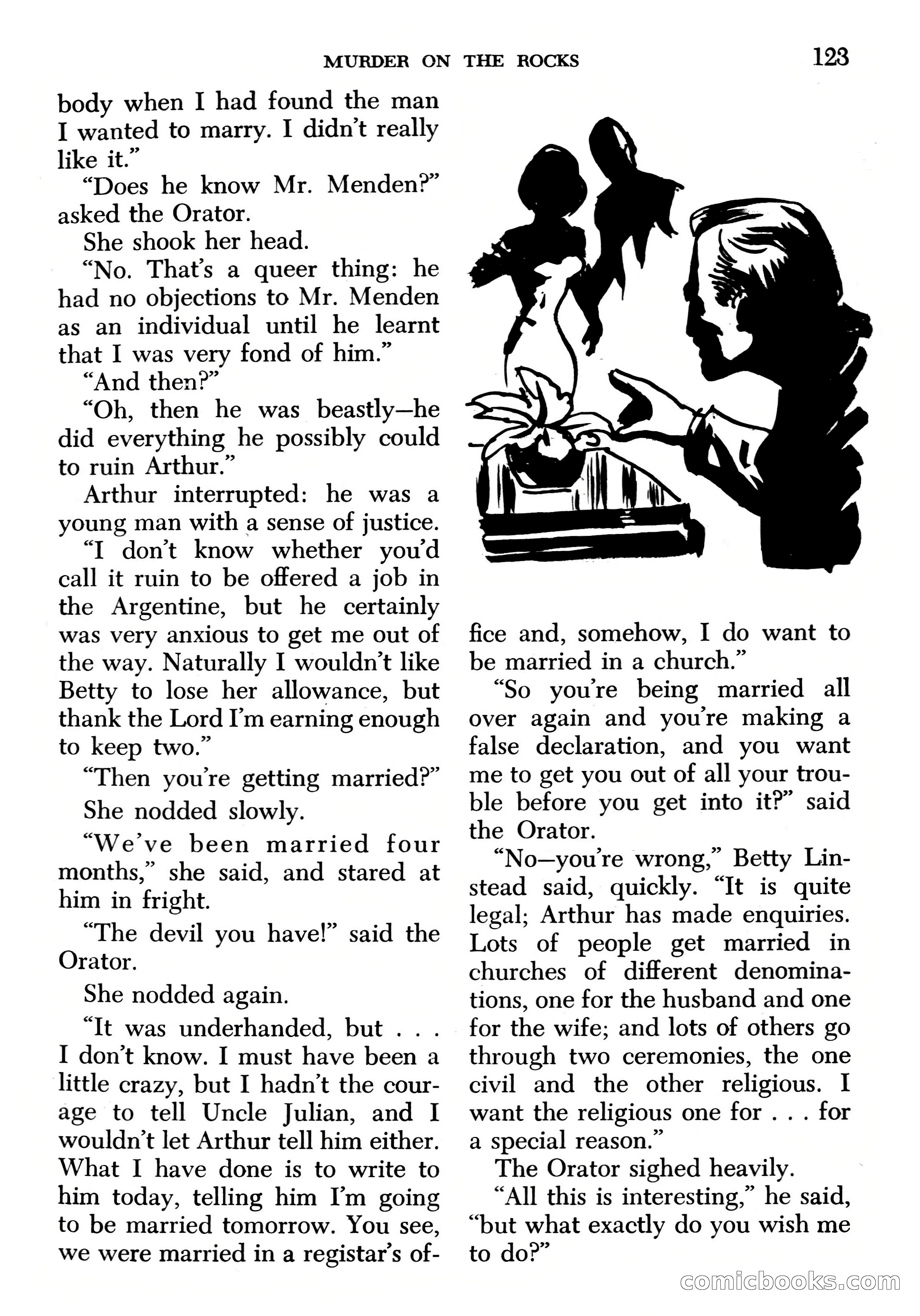 Edgar Wallace Mystery Magazine, March 1966 — page 123 of 164
