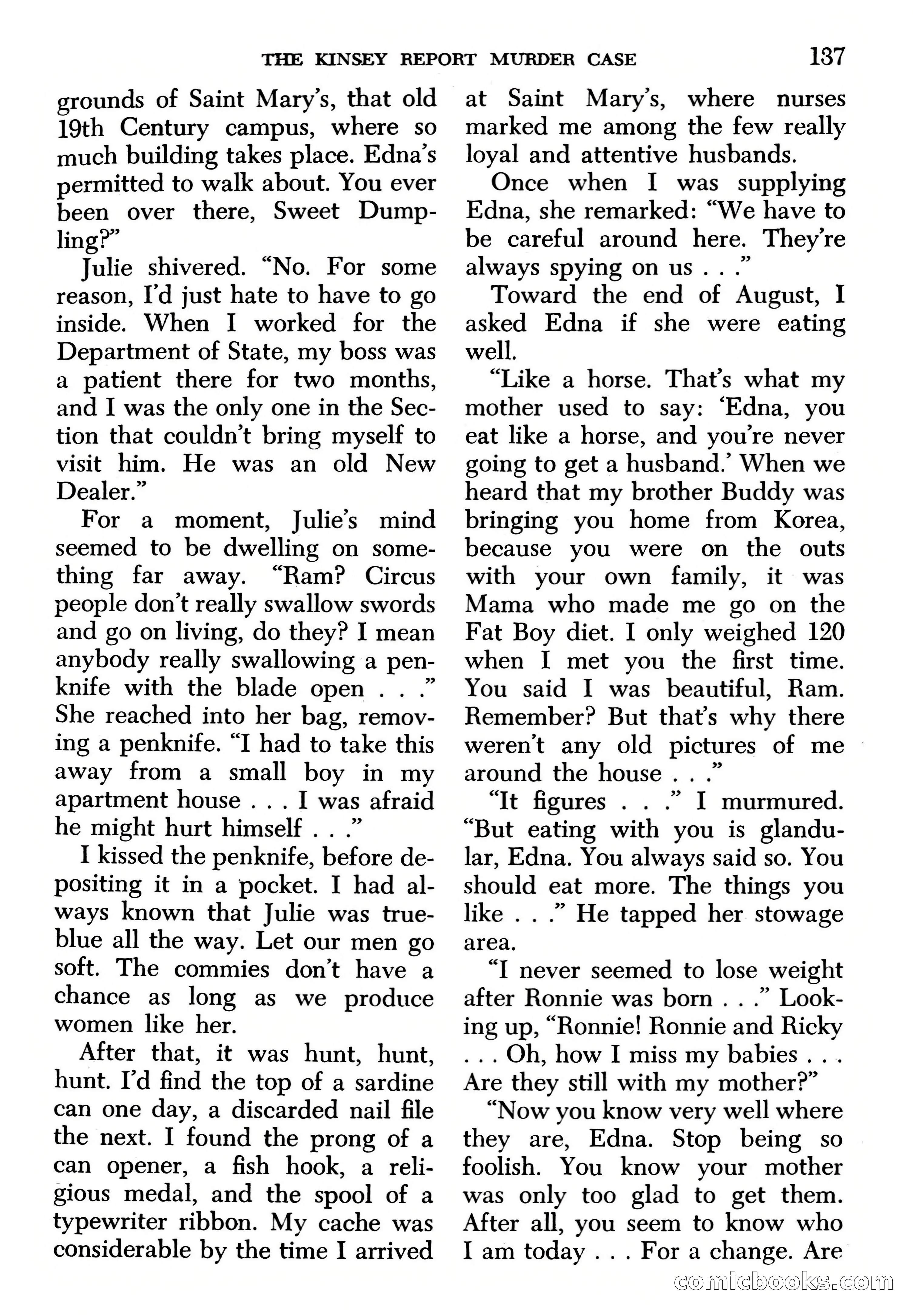 Edgar Wallace Mystery Magazine, March 1966 — page 137 of 164