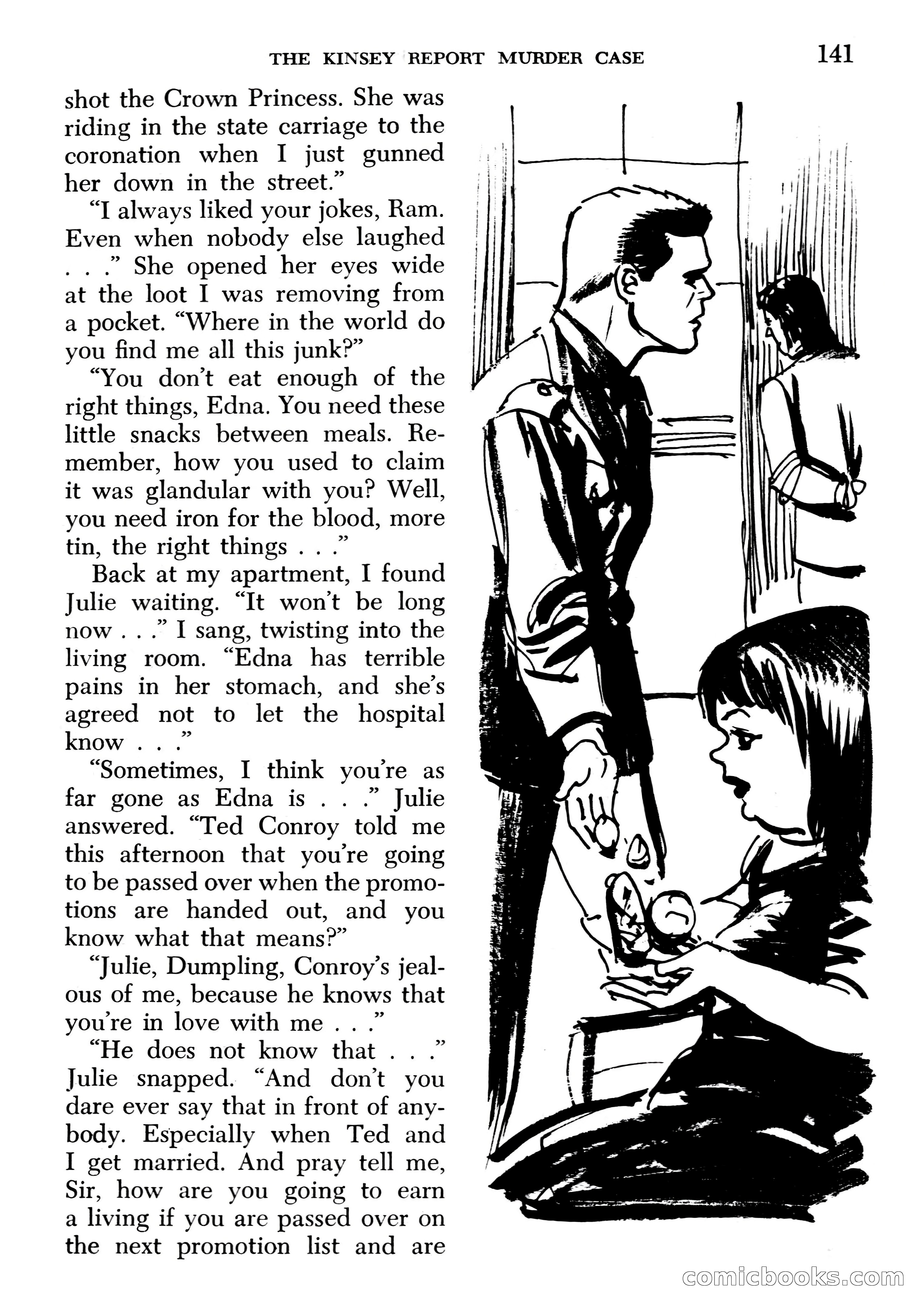 Edgar Wallace Mystery Magazine, March 1966 — page 141 of 164