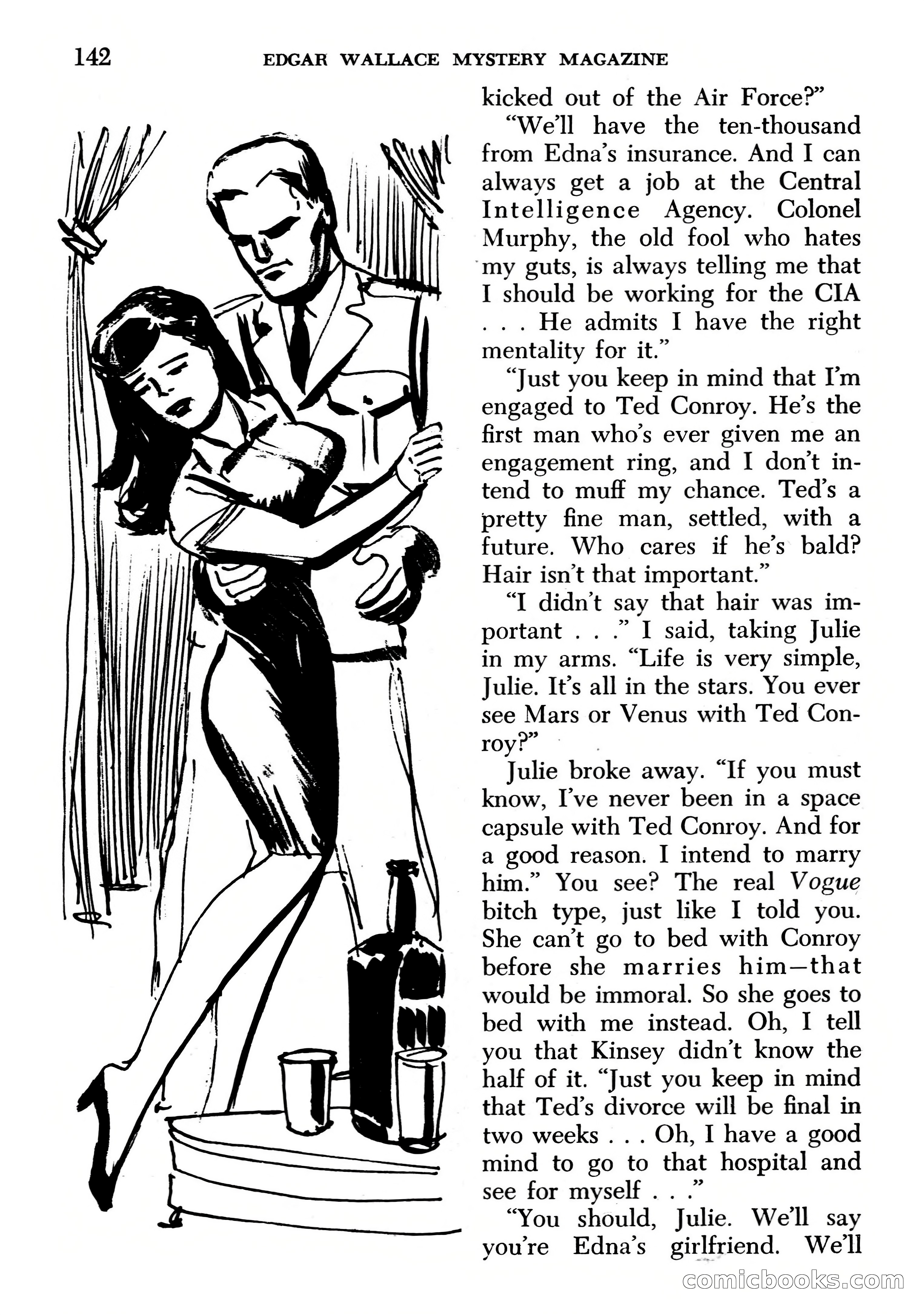 Edgar Wallace Mystery Magazine, March 1966 — page 142 of 164
