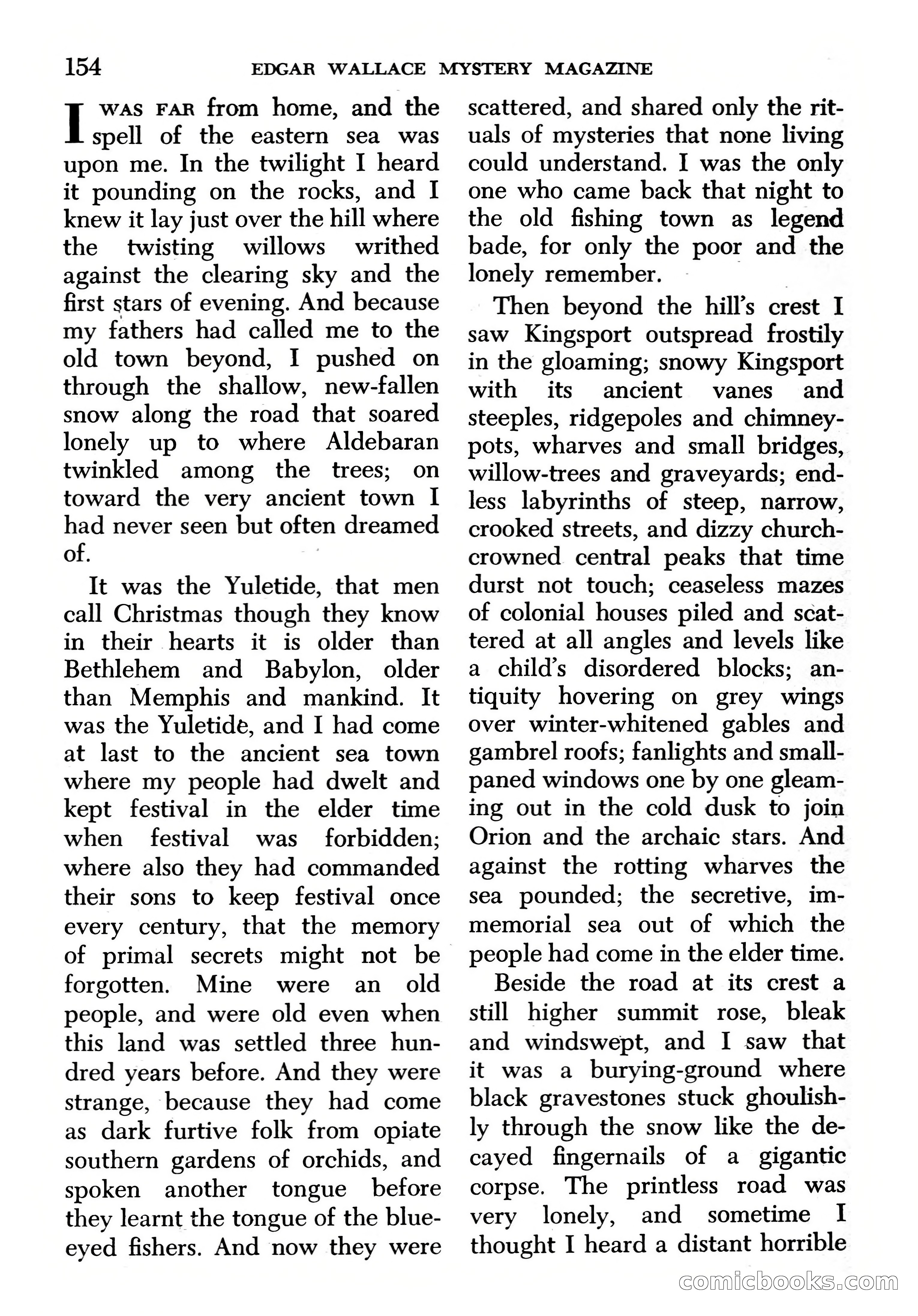 Edgar Wallace Mystery Magazine, March 1966 — page 154 of 164