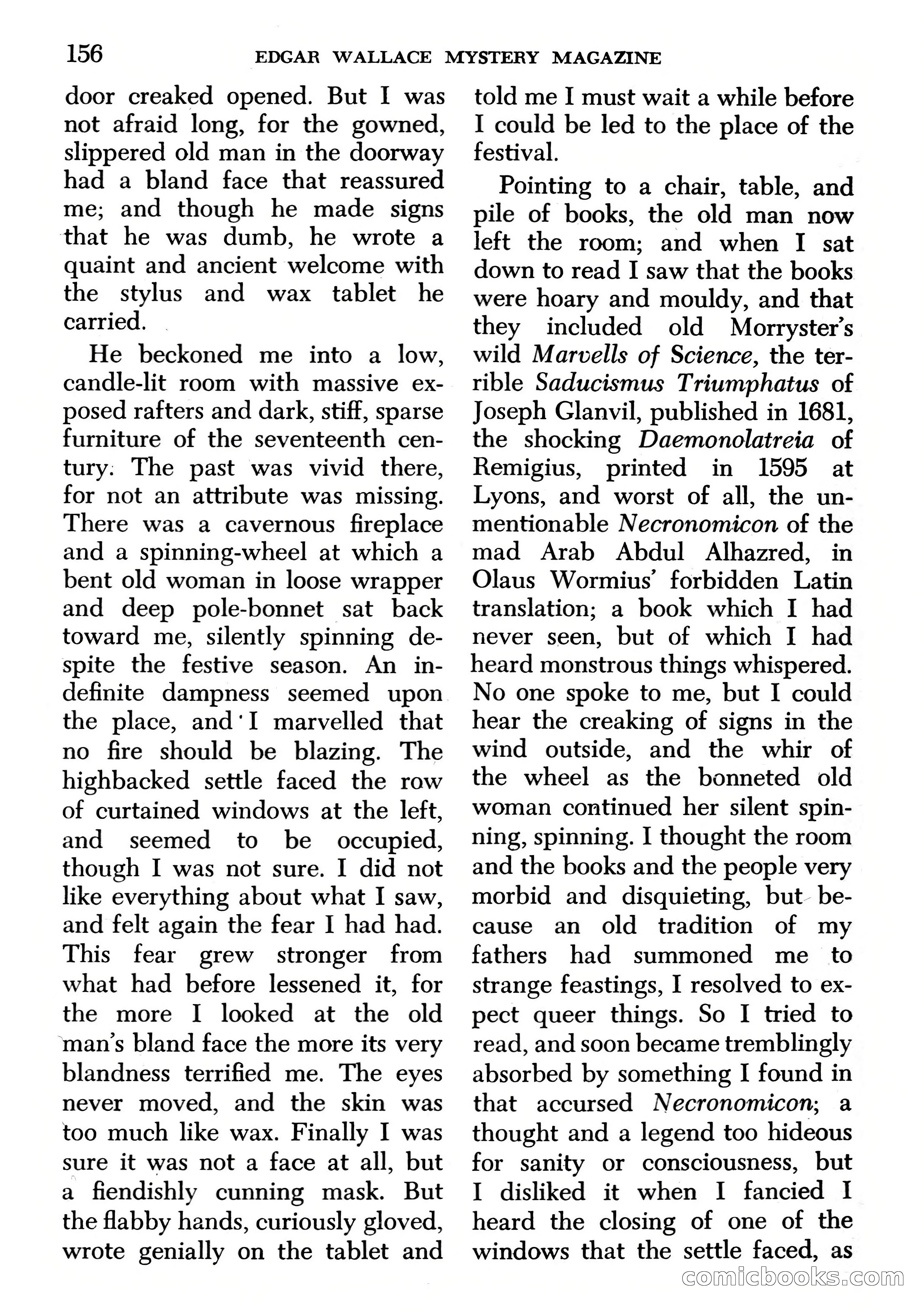 Edgar Wallace Mystery Magazine, March 1966 — page 156 of 164