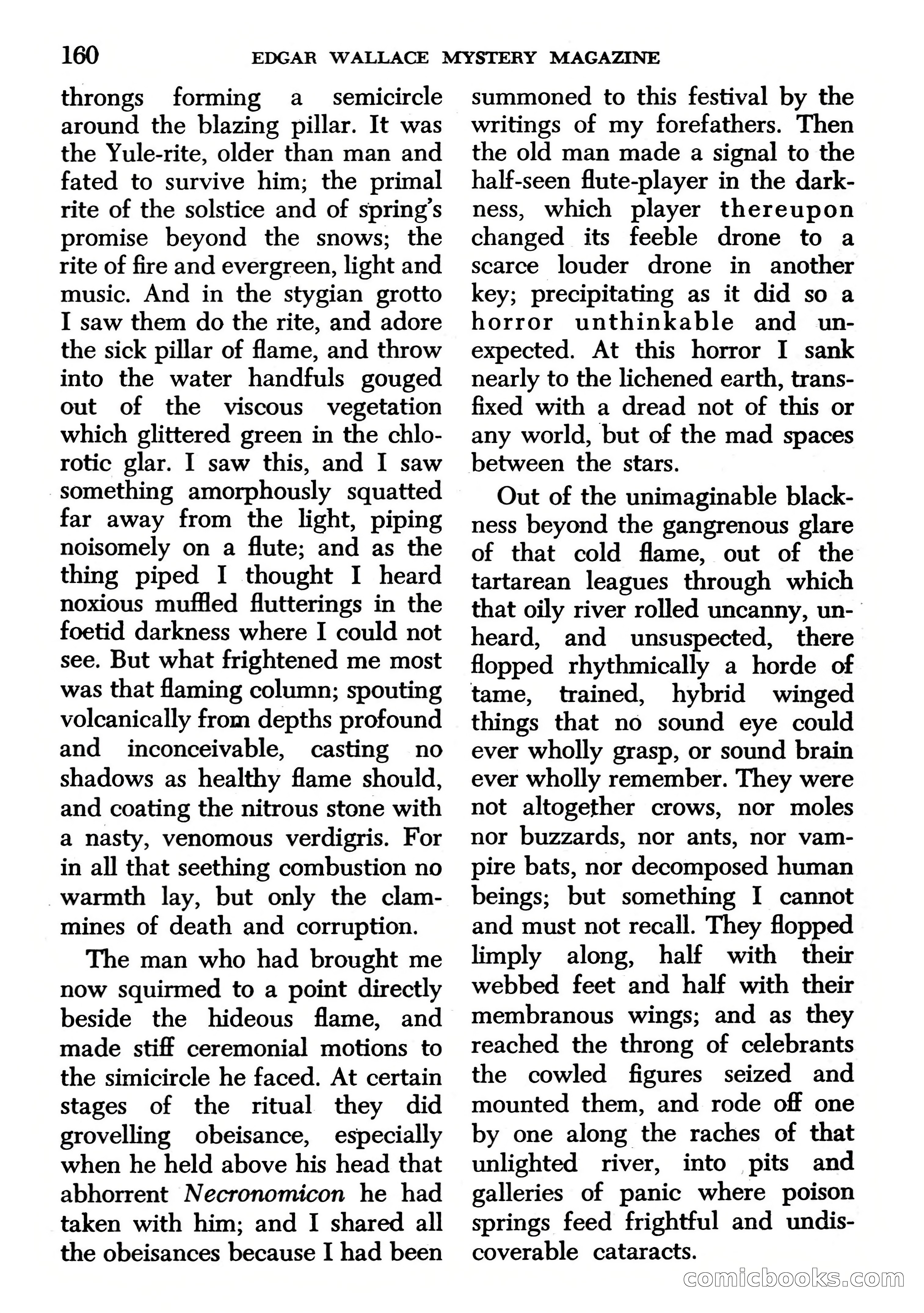 Edgar Wallace Mystery Magazine, March 1966 — page 160 of 164