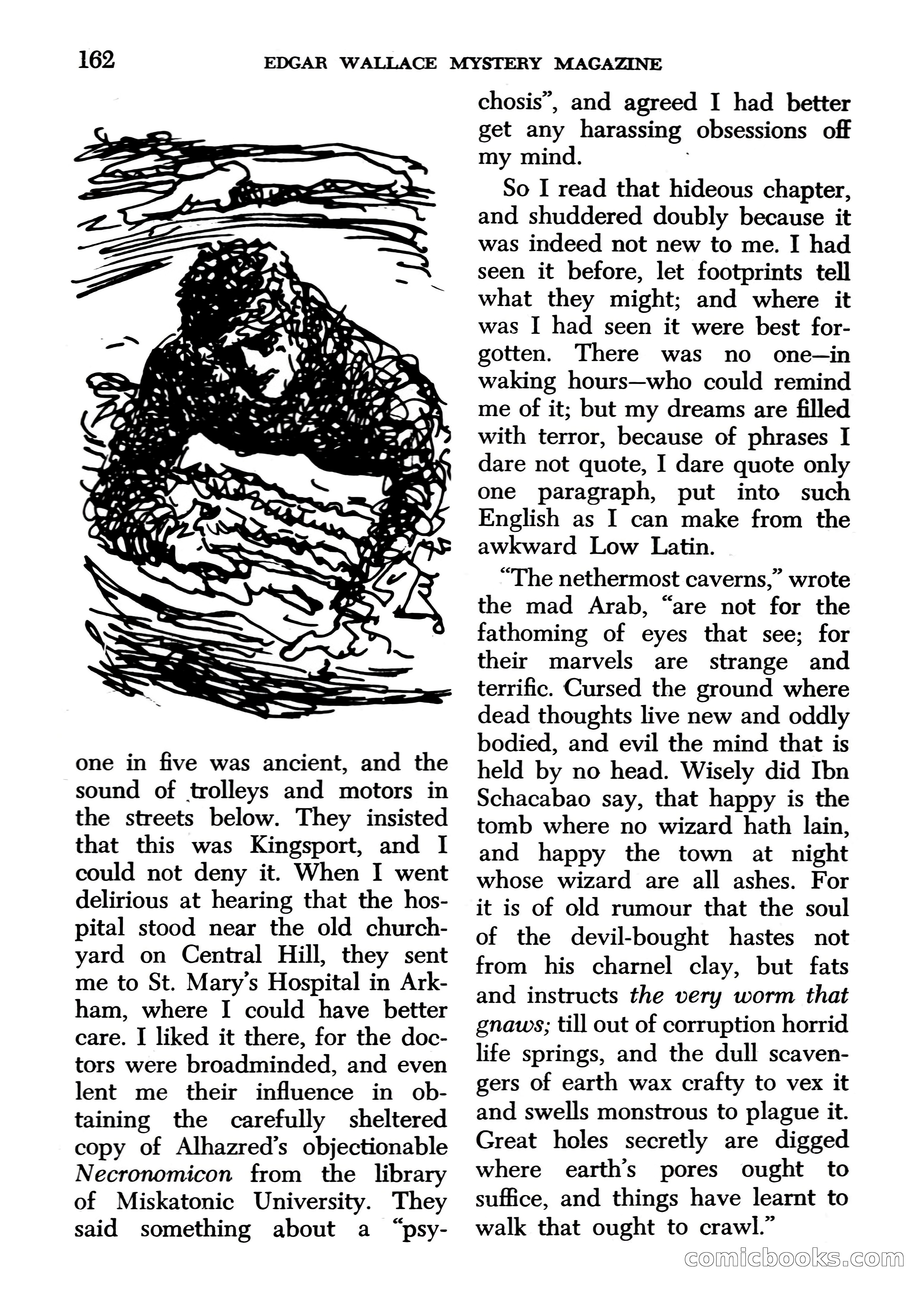 Edgar Wallace Mystery Magazine, March 1966 — page 162 of 164