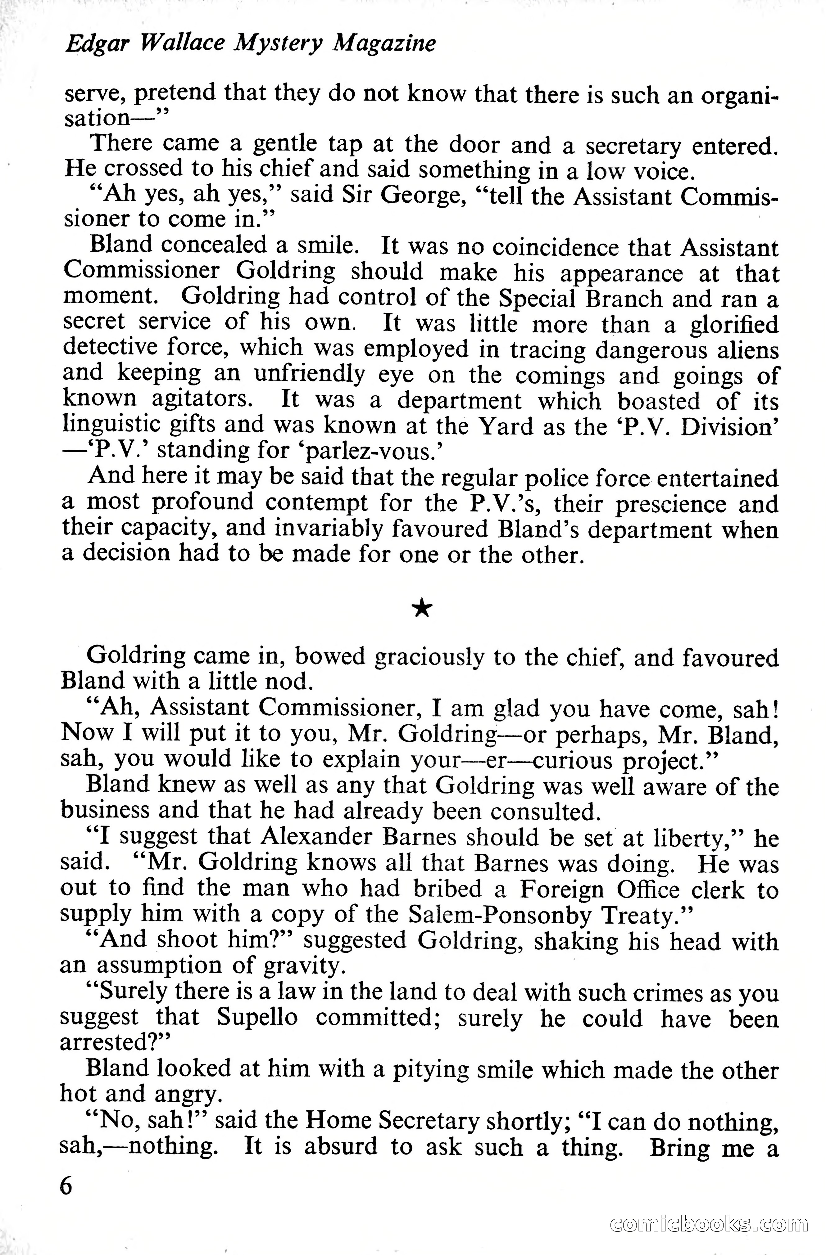 Edgar Wallace Mystery Magazine, Vol. 4, No. 30 — page 8 of 134