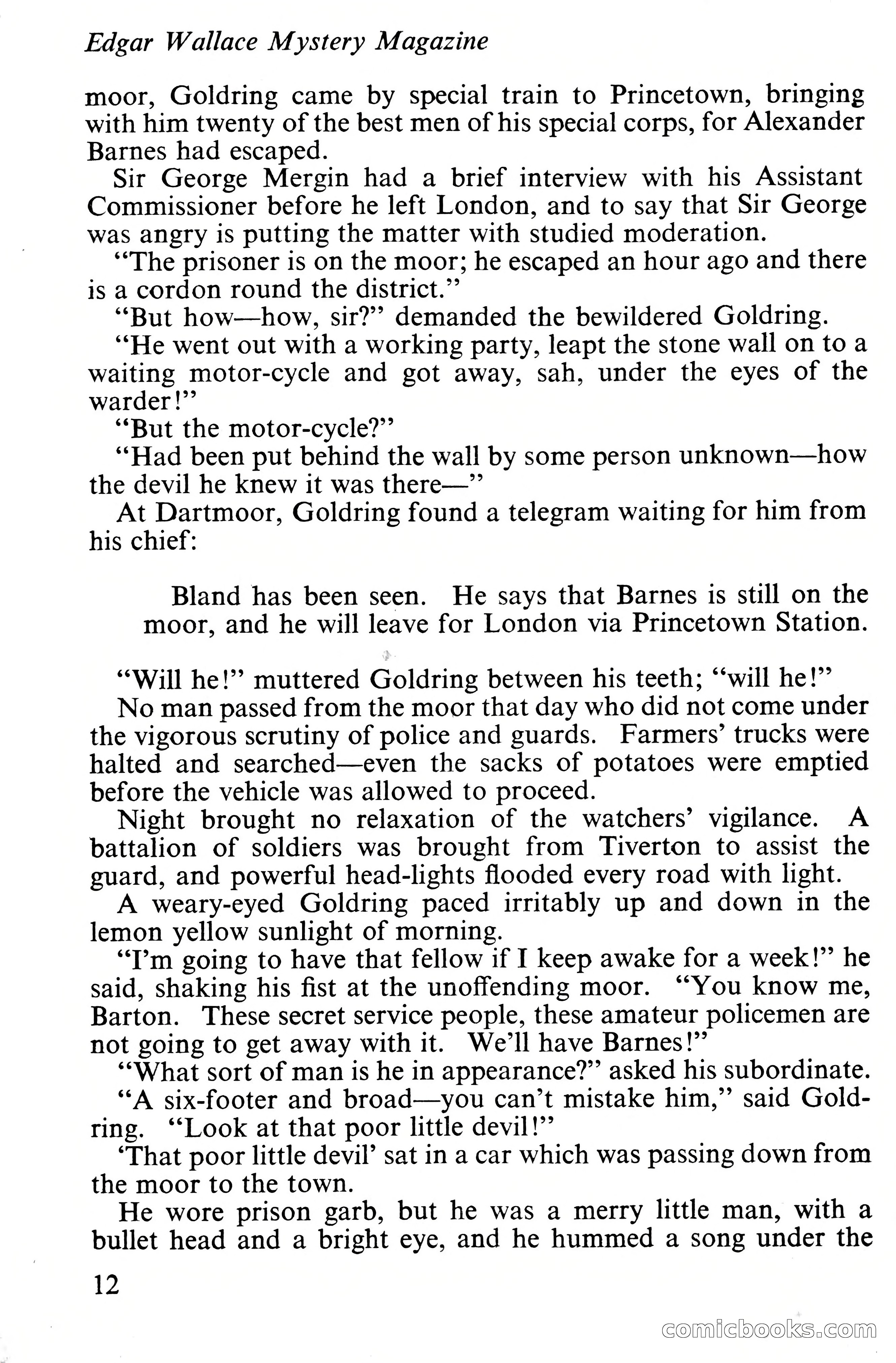 Edgar Wallace Mystery Magazine, Vol. 4, No. 30 — page 14 of 134