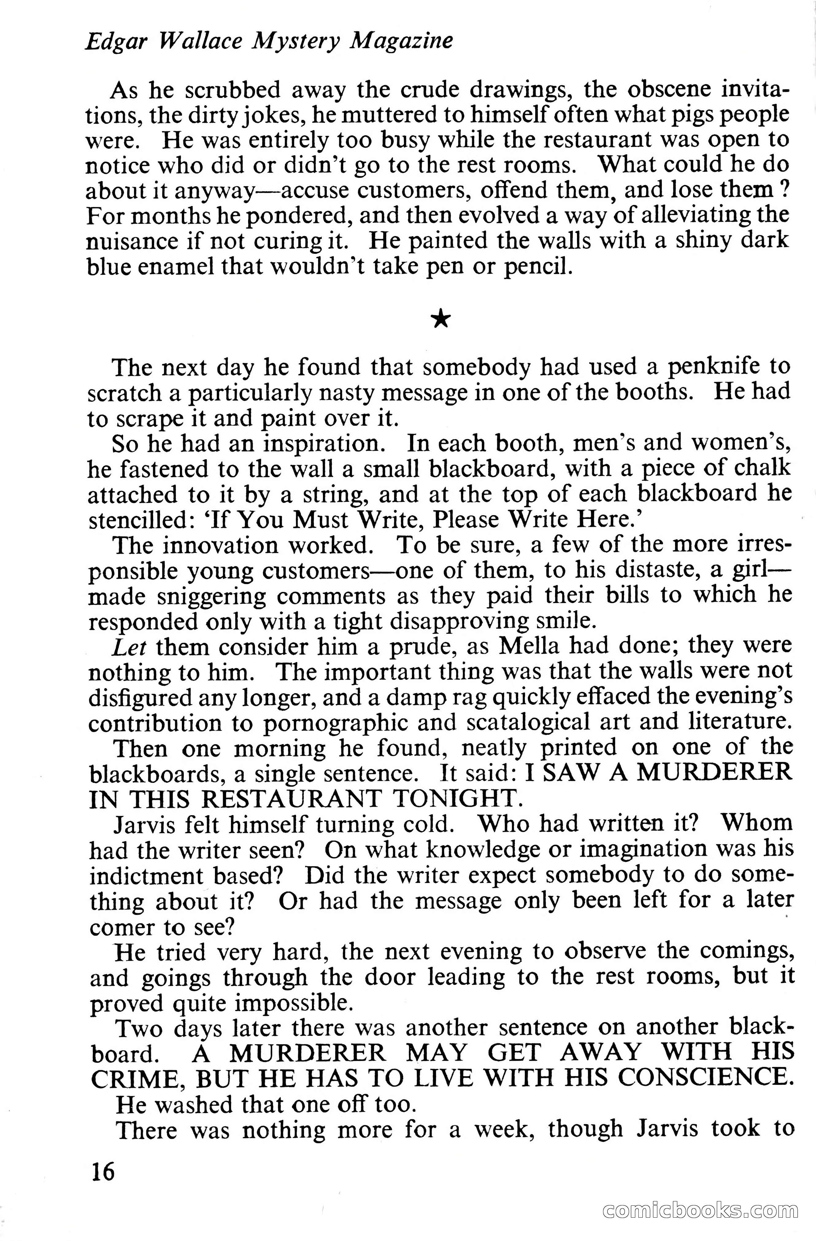 Edgar Wallace Mystery Magazine, Vol. 4, No. 30 — page 18 of 134