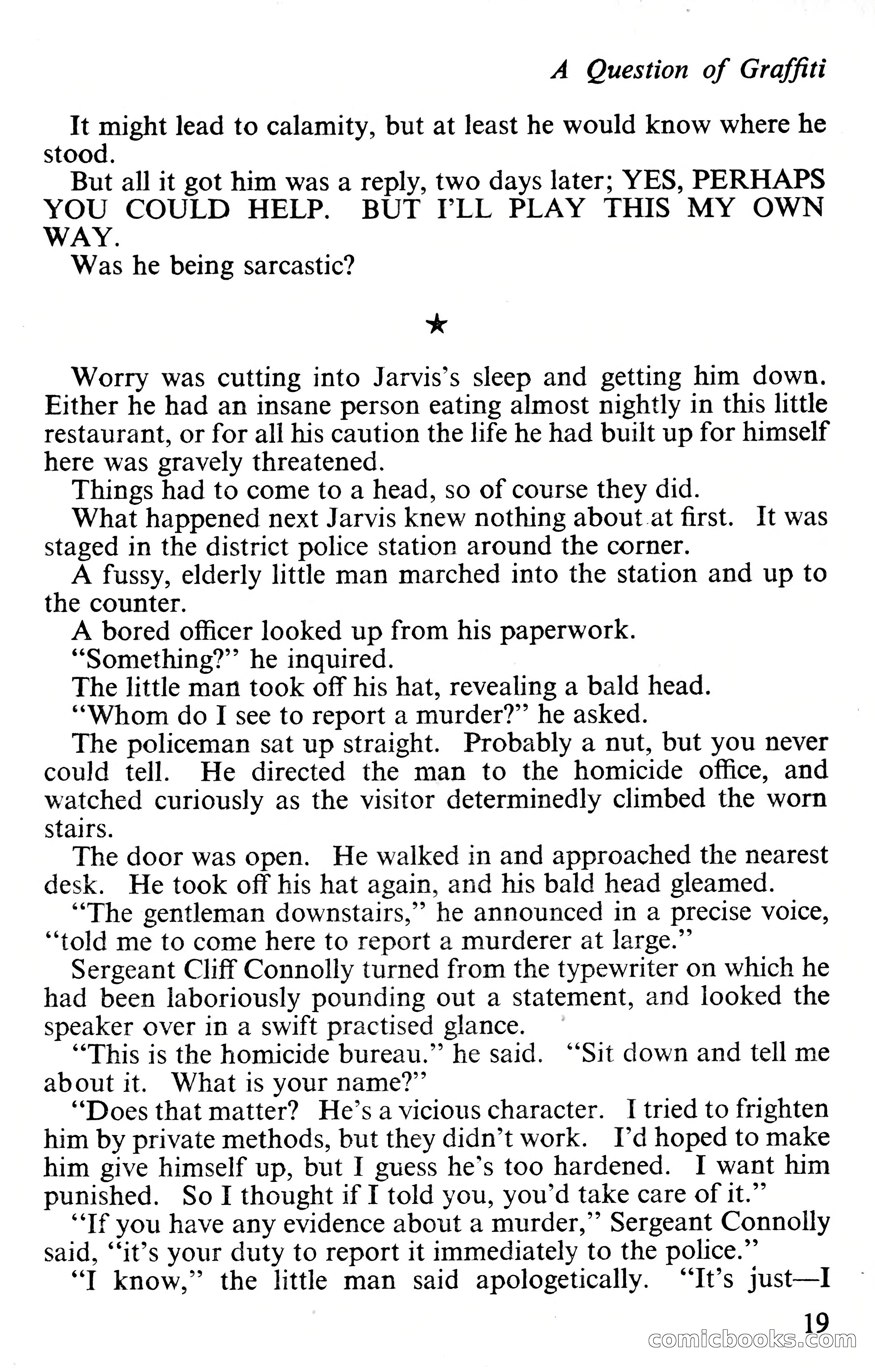Edgar Wallace Mystery Magazine, Vol. 4, No. 30 — page 21 of 134