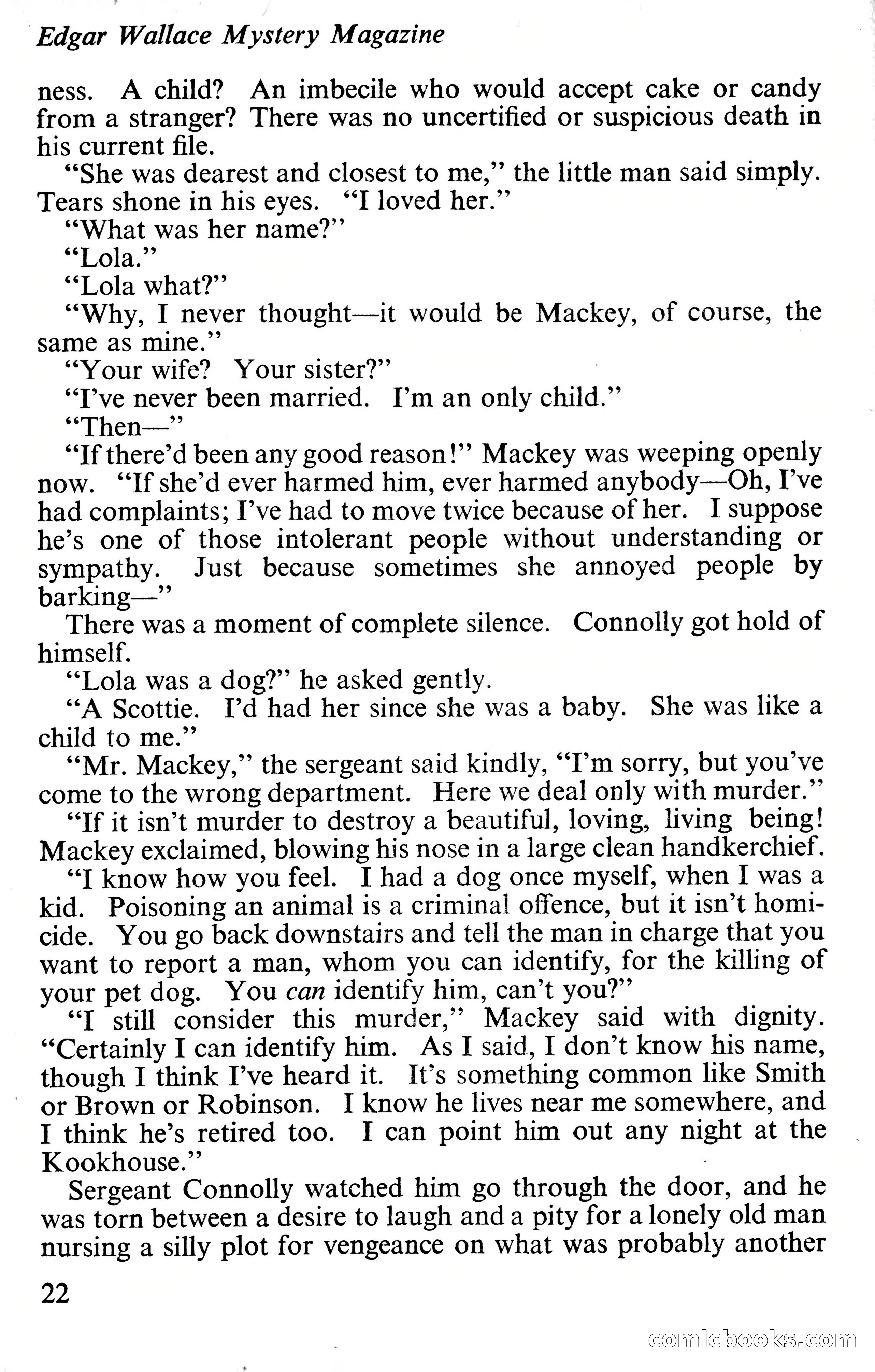Edgar Wallace Mystery Magazine, Vol. 4, No. 30 — page 24 of 134