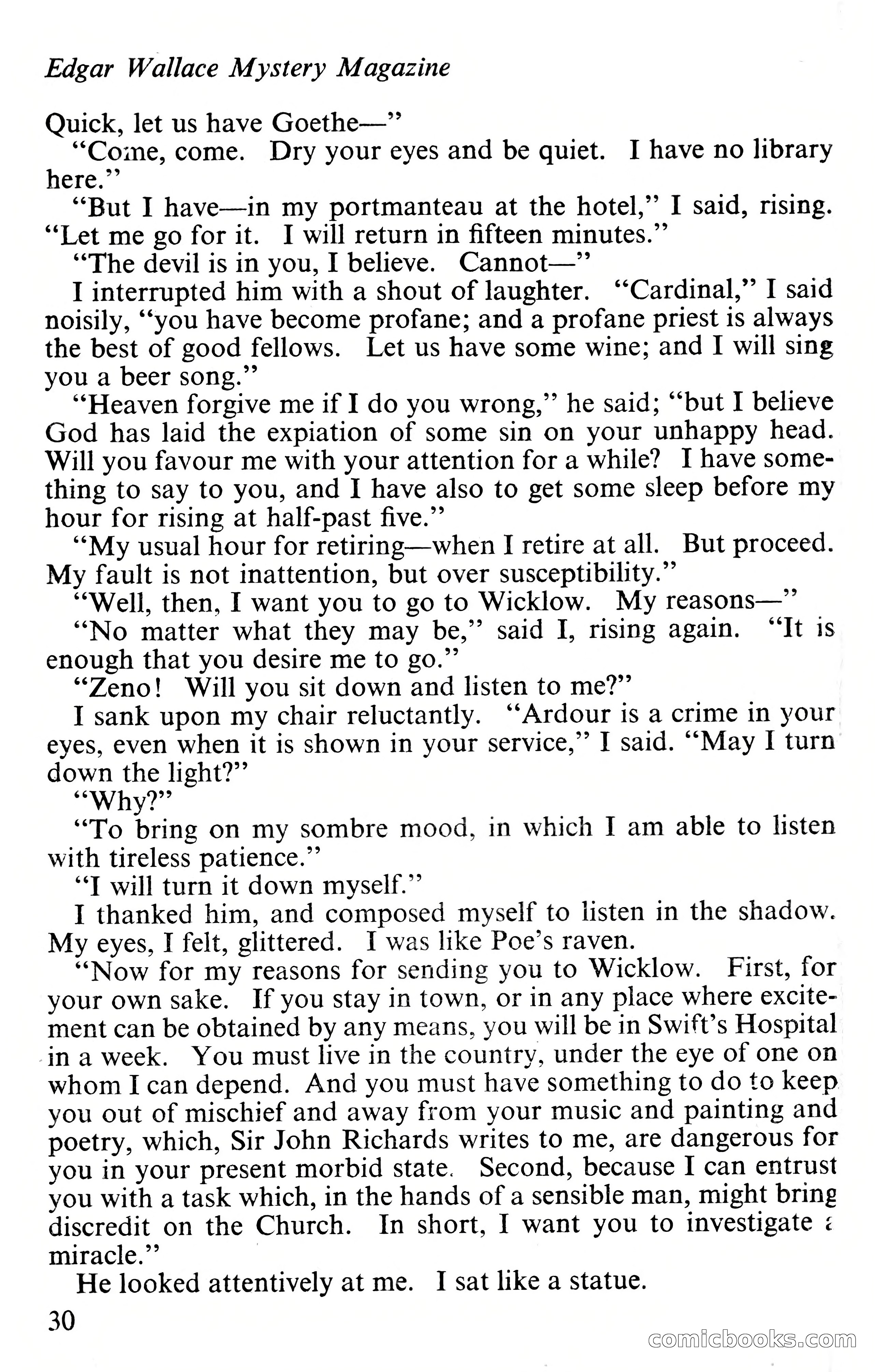 Edgar Wallace Mystery Magazine, Vol. 4, No. 30 — page 32 of 134