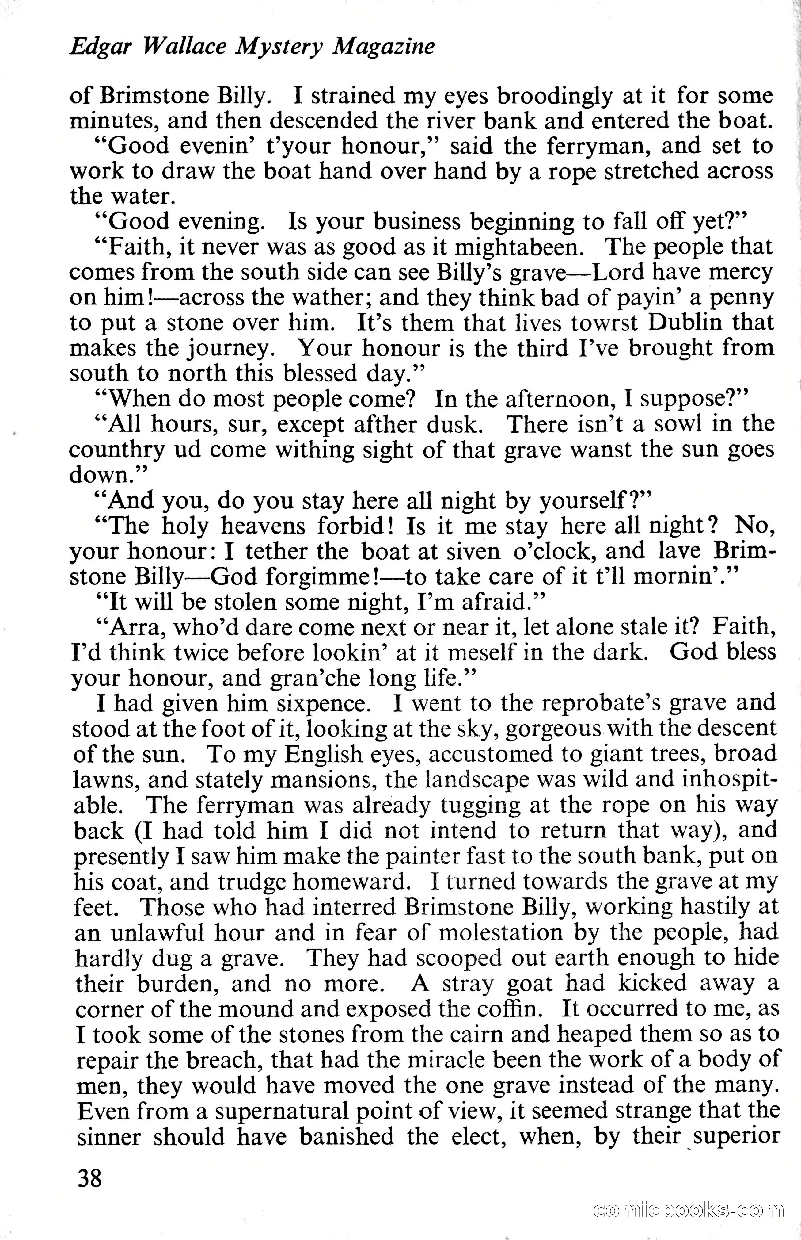 Edgar Wallace Mystery Magazine, Vol. 4, No. 30 — page 40 of 134