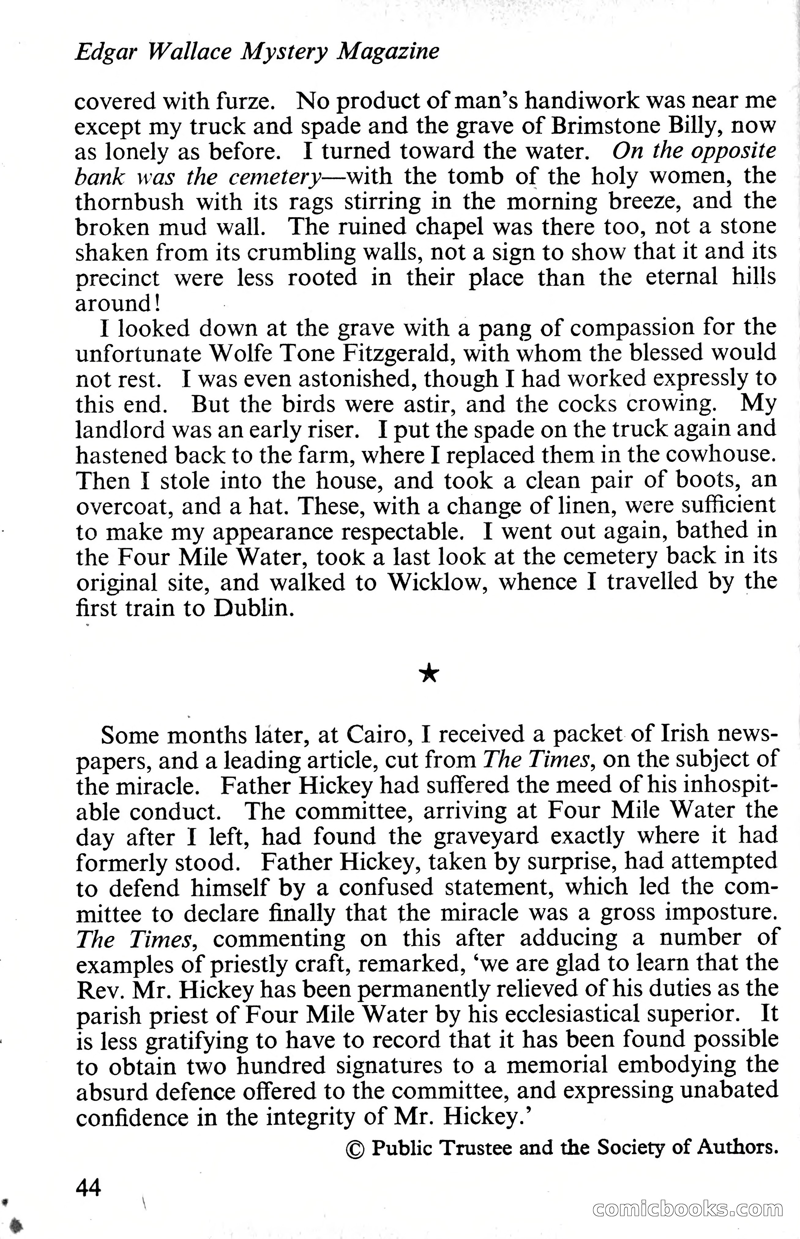 Edgar Wallace Mystery Magazine, Vol. 4, No. 30 — page 46 of 134