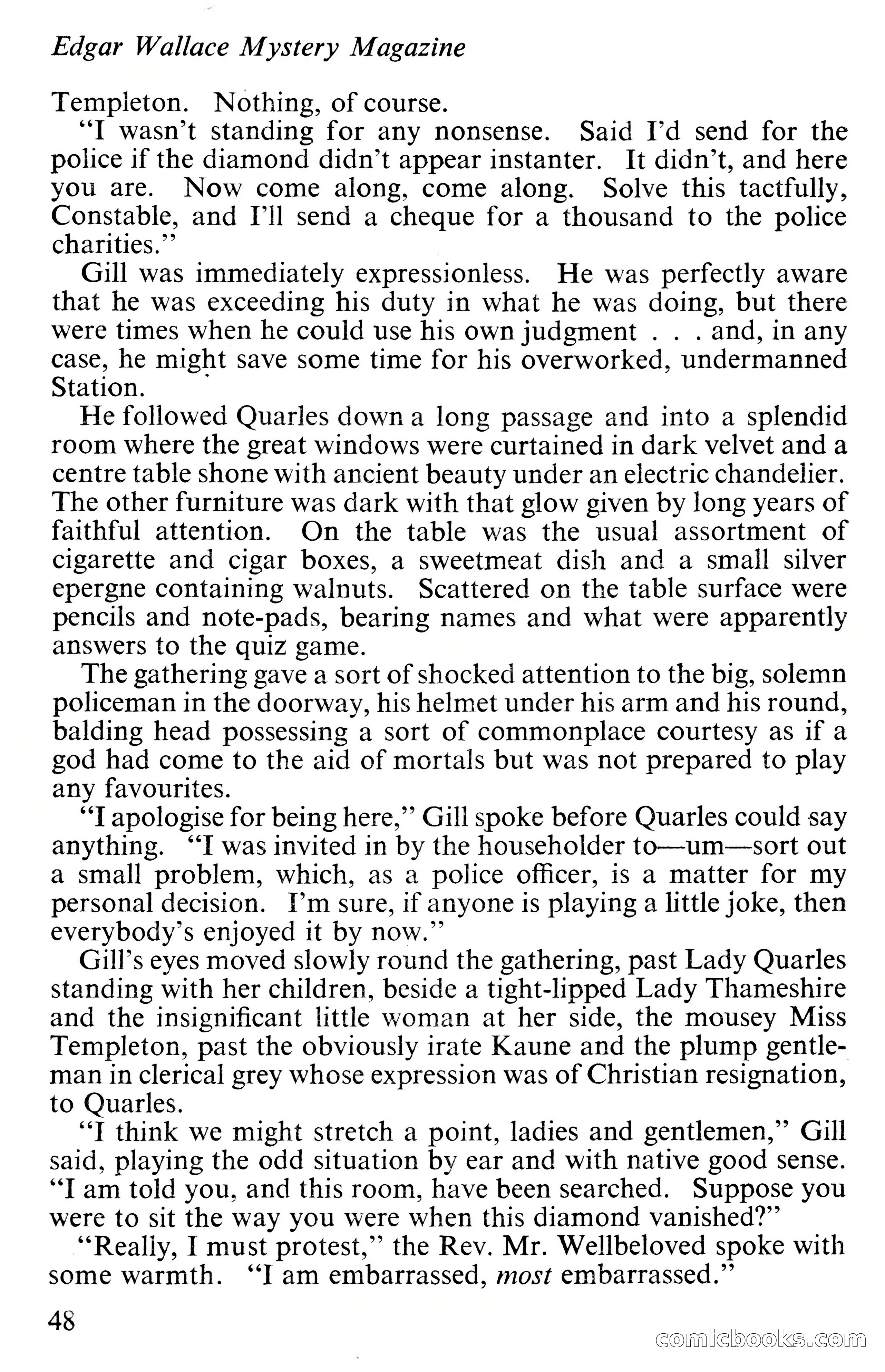 Edgar Wallace Mystery Magazine, Vol. 4, No. 30 — page 50 of 134