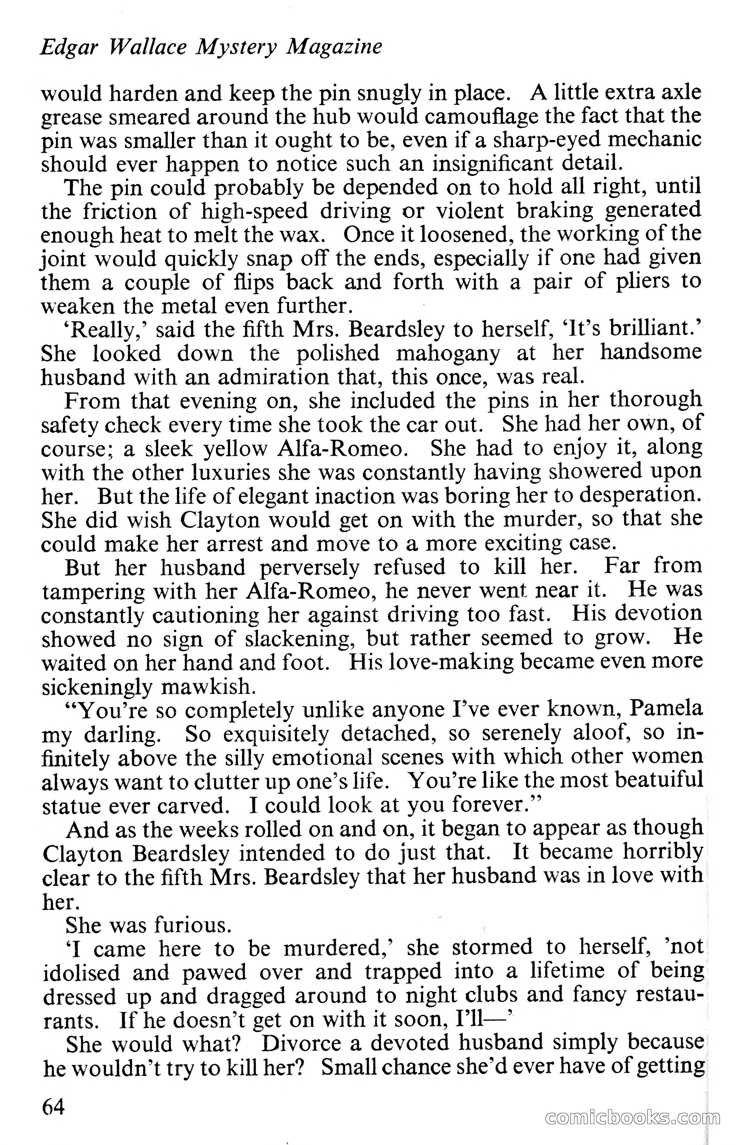 Edgar Wallace Mystery Magazine, Vol. 4, No. 30 — page 66 of 134