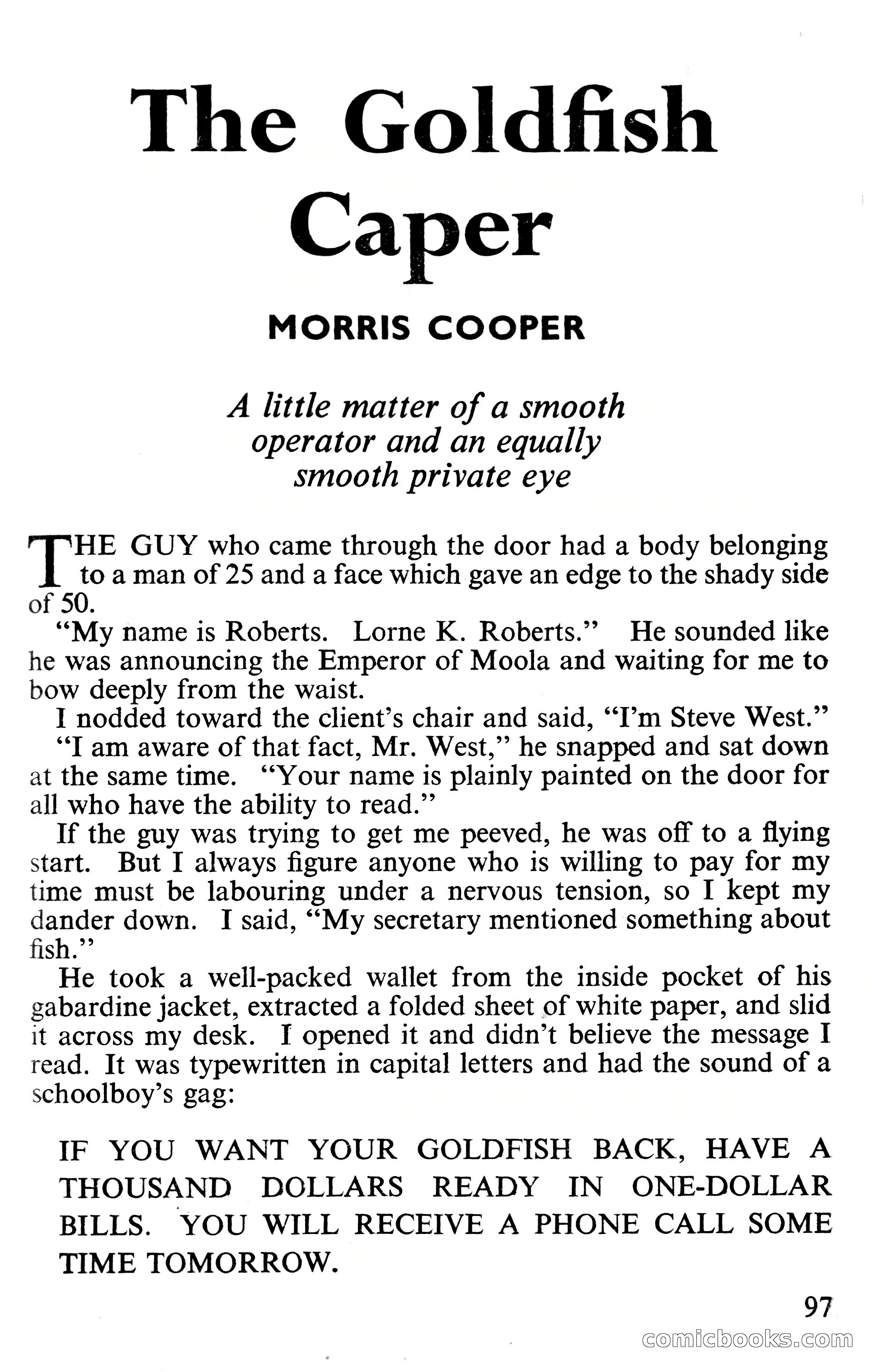 Edgar Wallace Mystery Magazine, Vol. 4, No. 30 — page 99 of 134