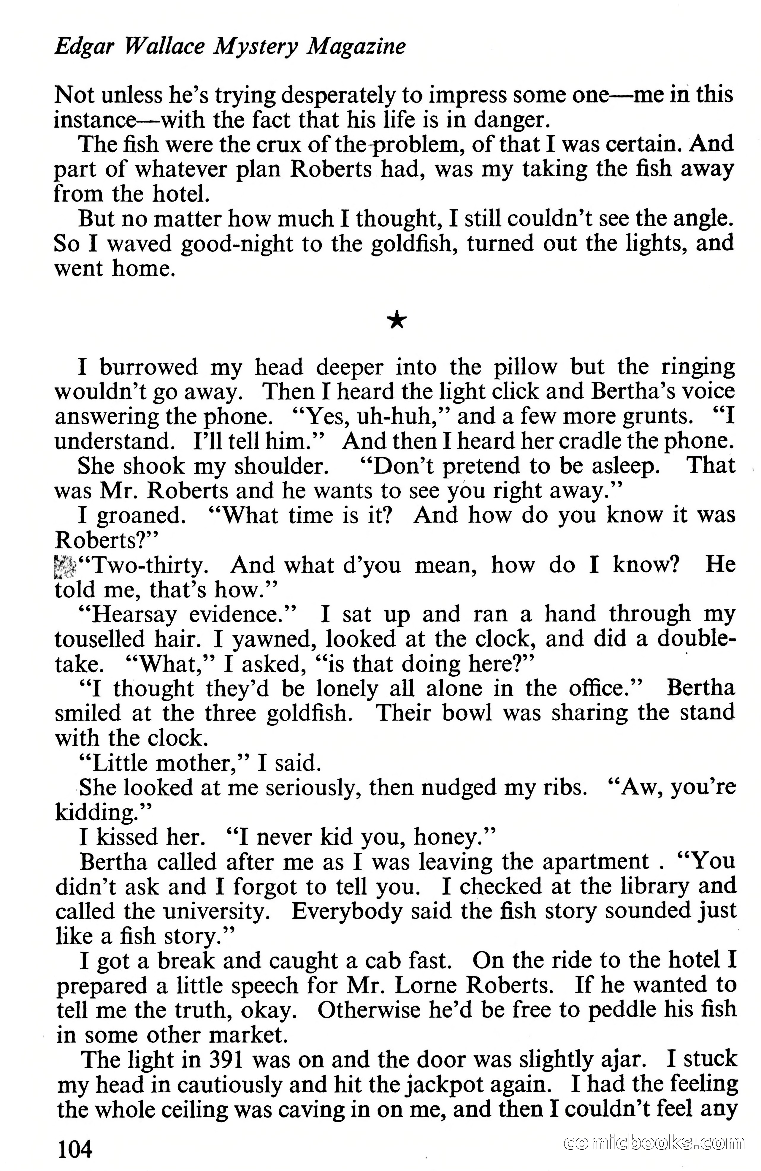 Edgar Wallace Mystery Magazine, Vol. 4, No. 30 — page 106 of 134