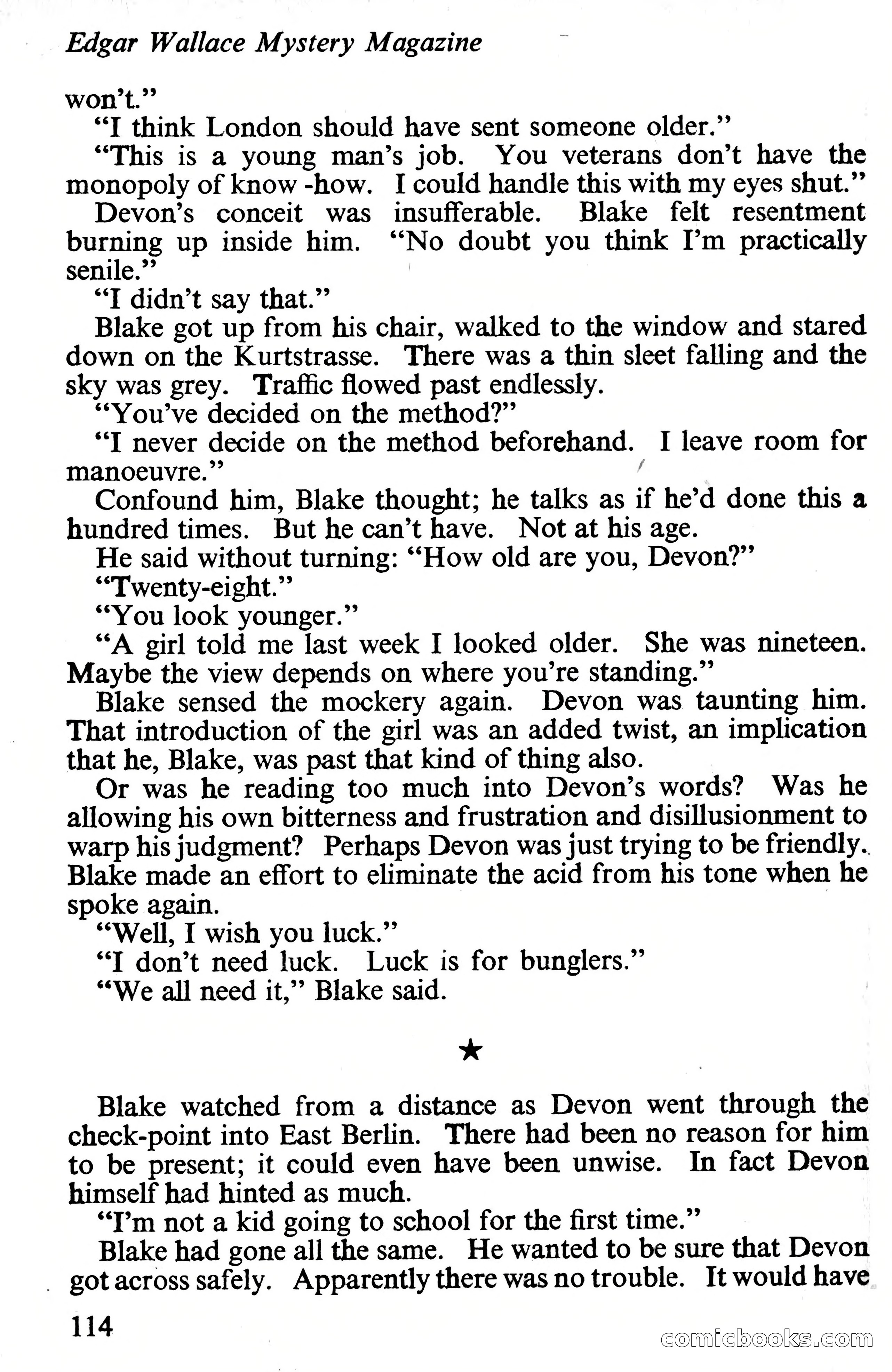 Edgar Wallace Mystery Magazine, Vol. 4, No. 30 — page 116 of 134