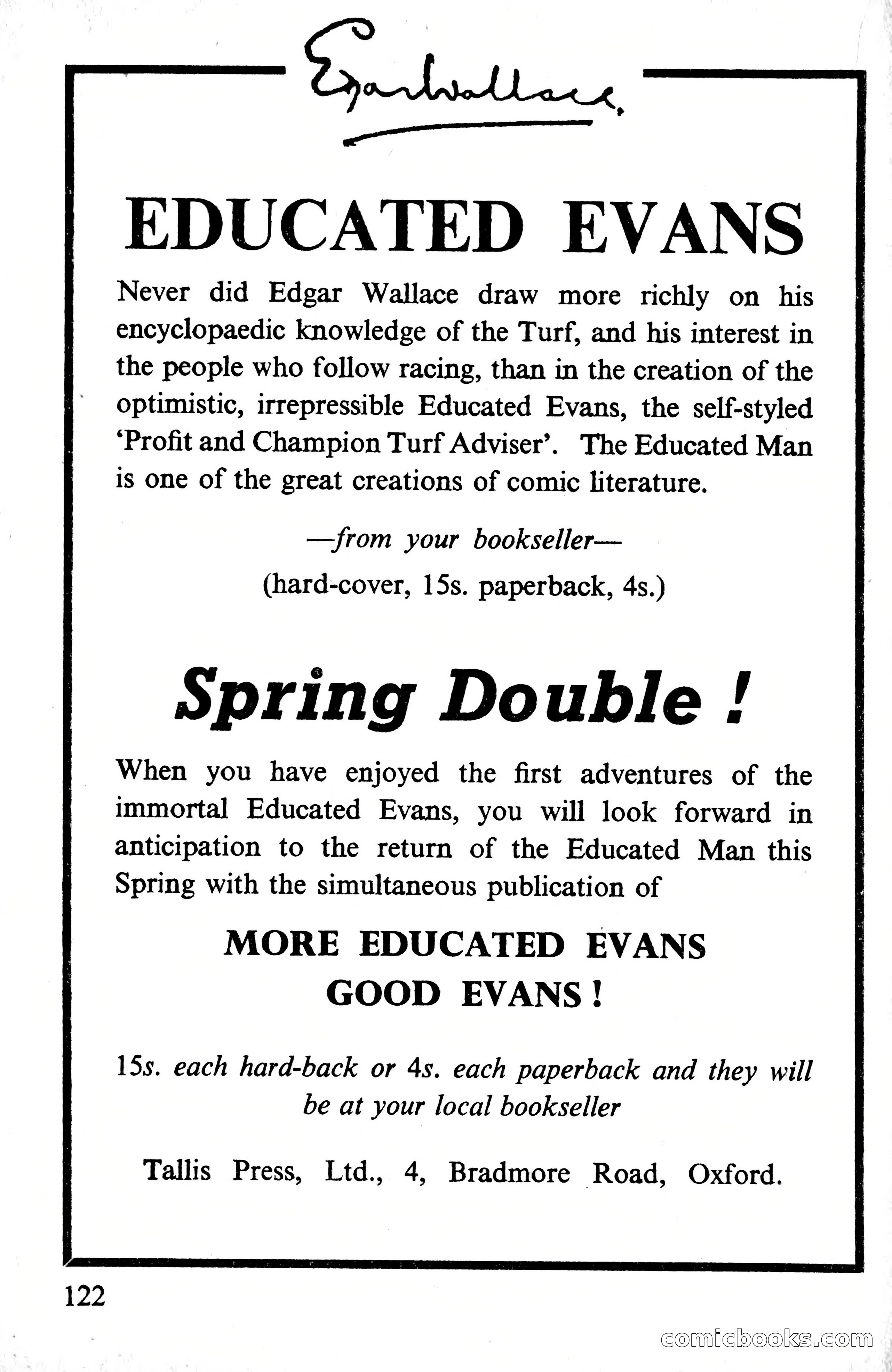 Edgar Wallace Mystery Magazine, Vol. 4, No. 30 — page 124 of 134