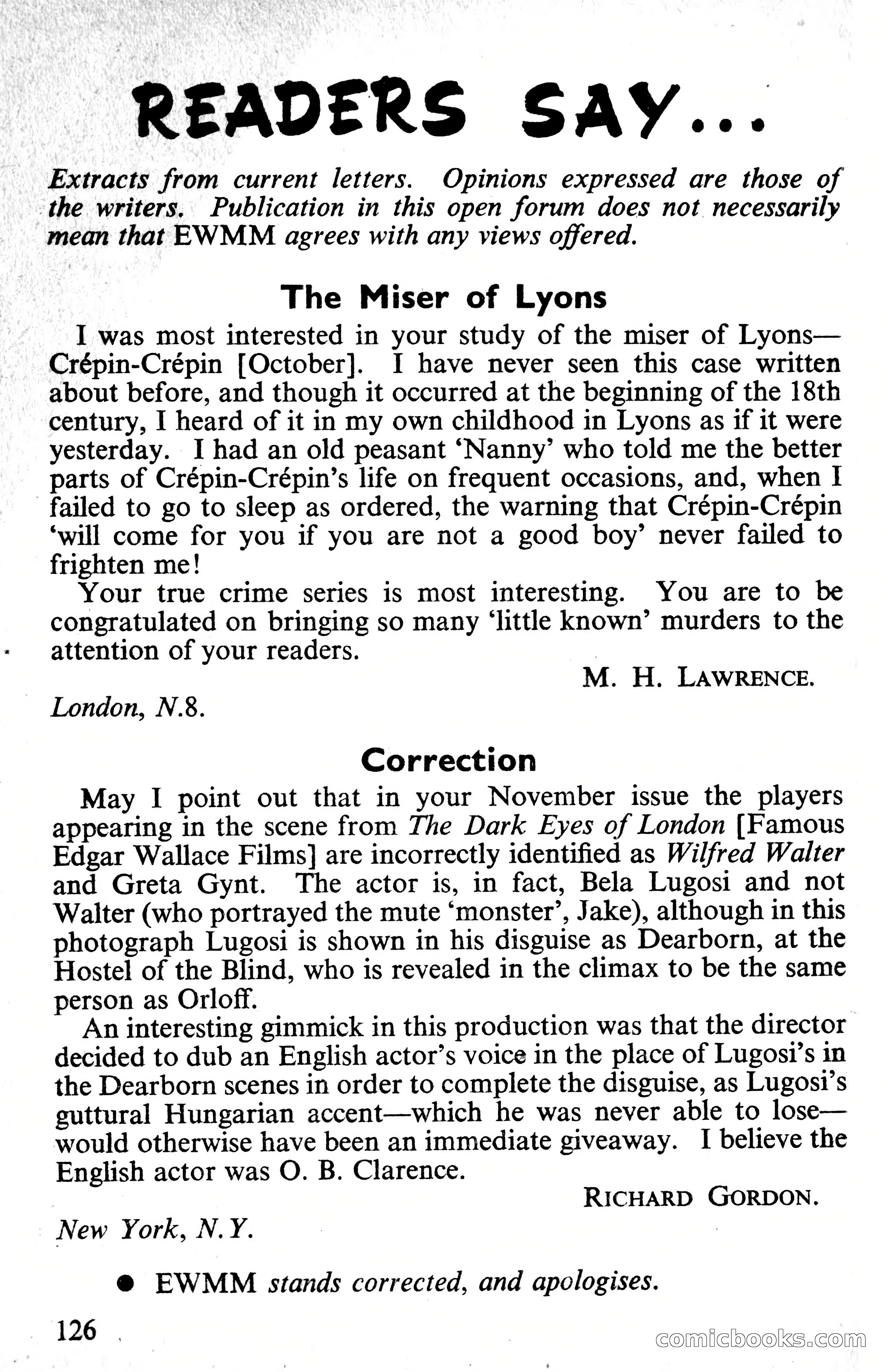 Edgar Wallace Mystery Magazine, Vol. 4, No. 30 — page 128 of 134