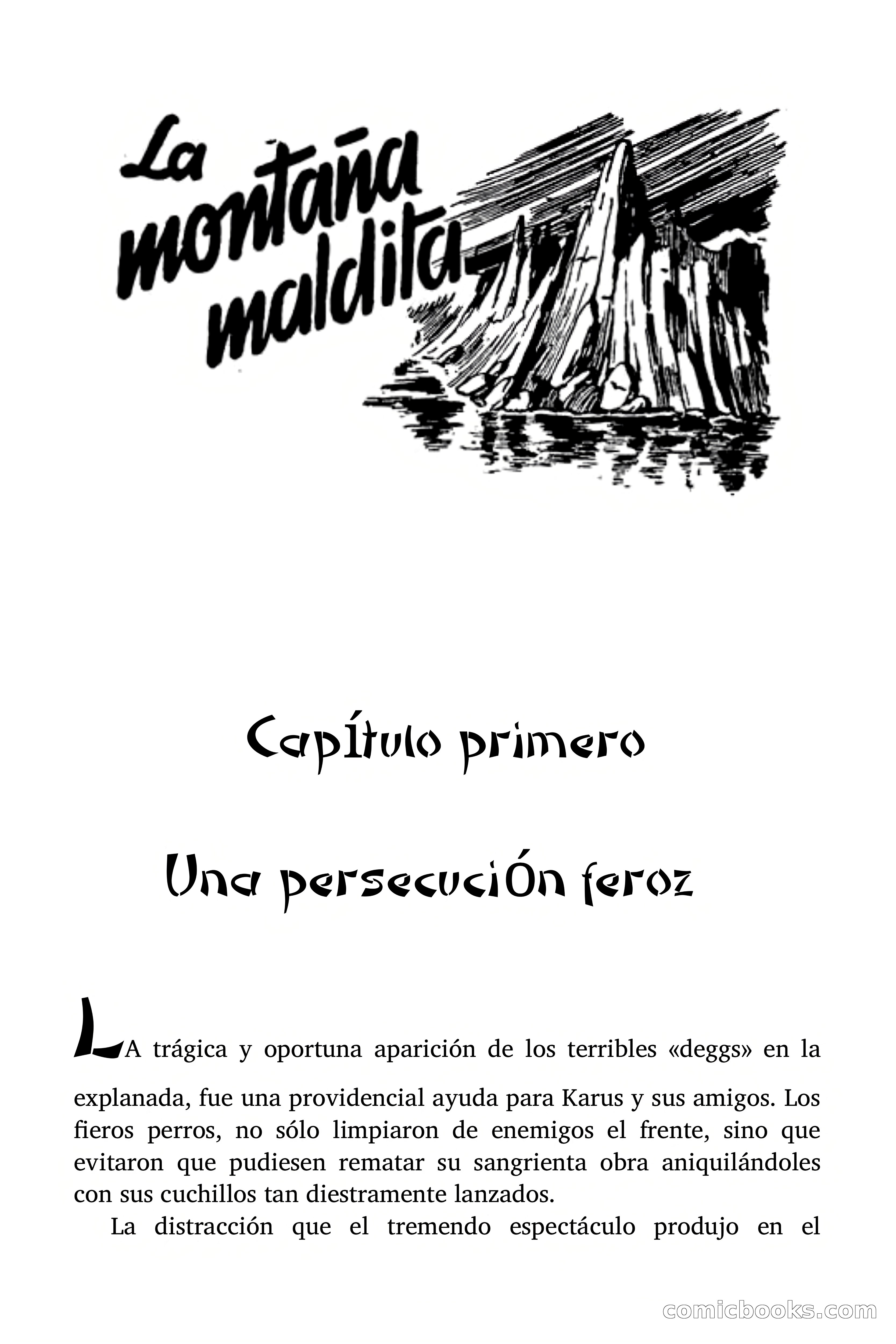 El Dragón de Fuego, Episodio 10: La Montaña Maldita — page 3 of 54