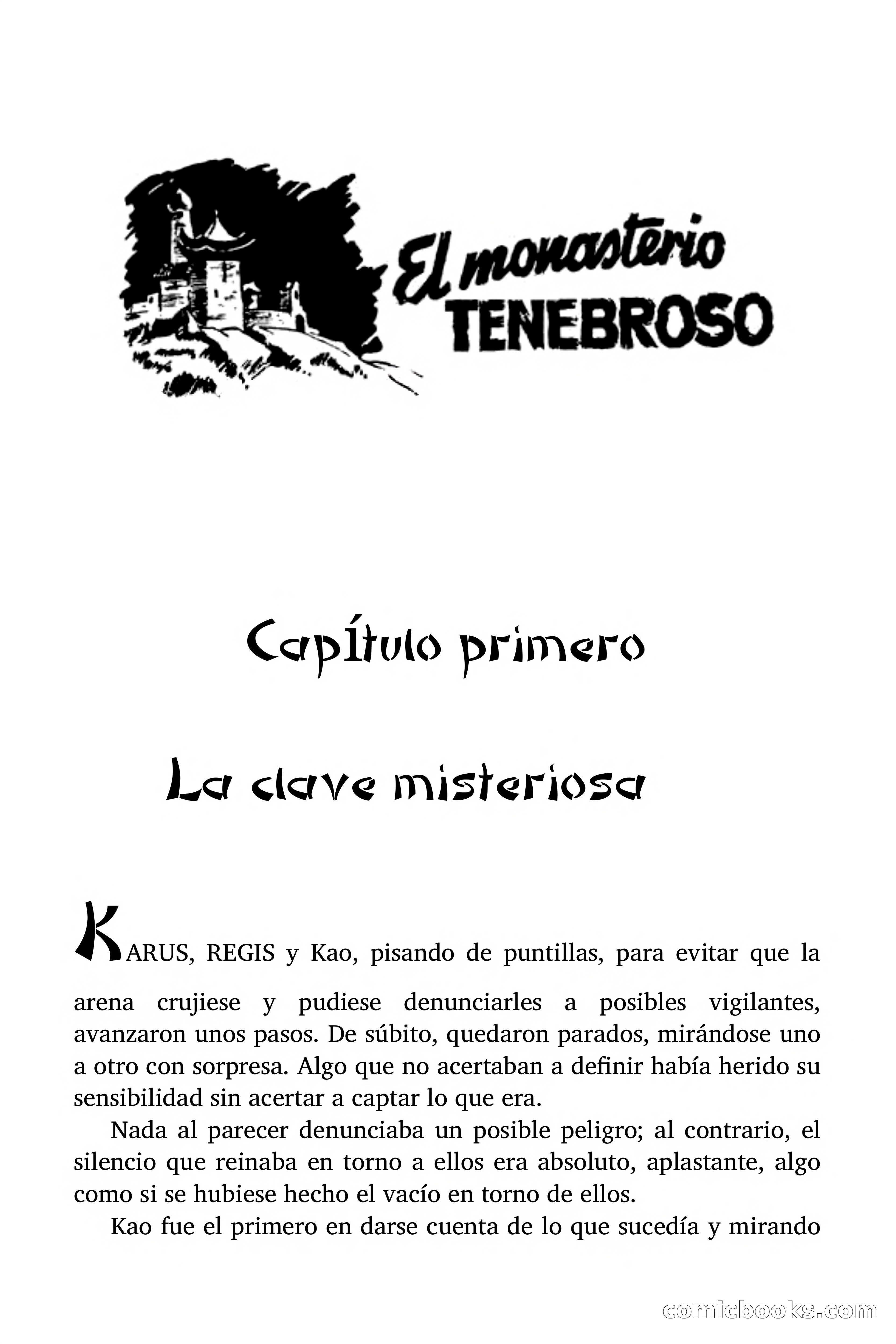 El Dragón de Fuego, Episodio 12: El Monasterio Tenebroso — page 3 of 55