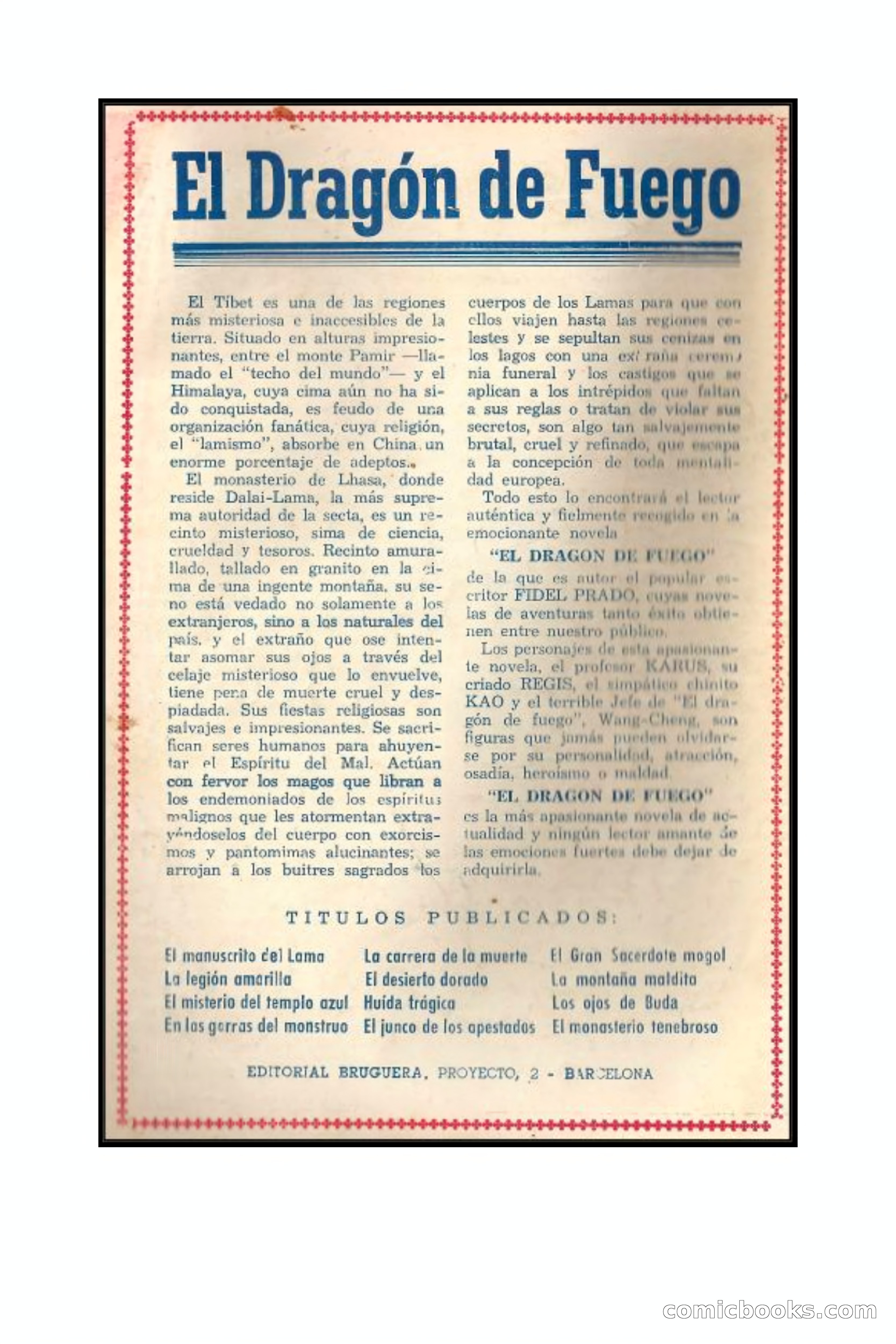 El Dragón de Fuego: En la Región de las Nieves — page 54 of 55