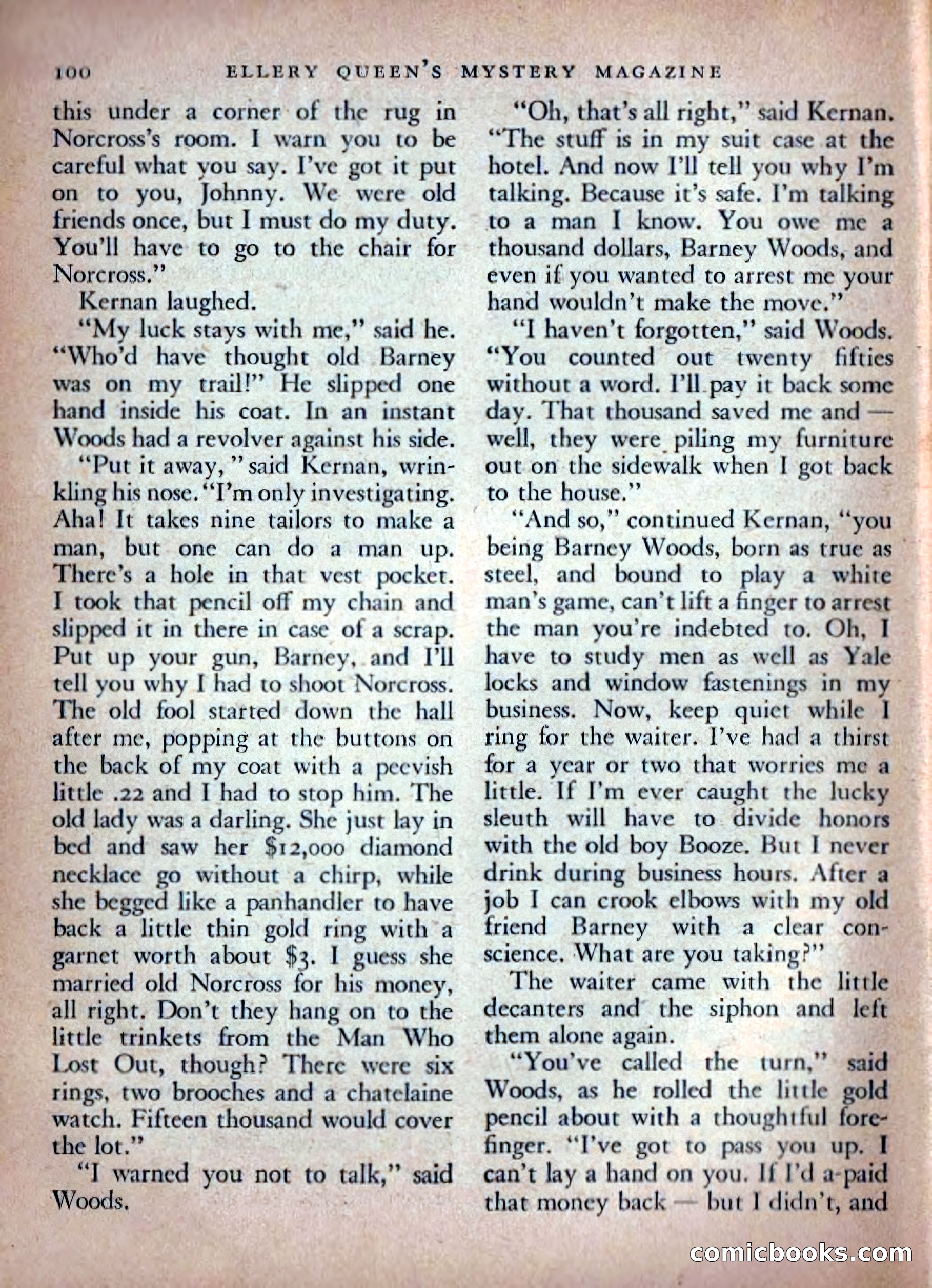 Ellery Queen's Mystery Magazine, February 1948 — page 102 of 148