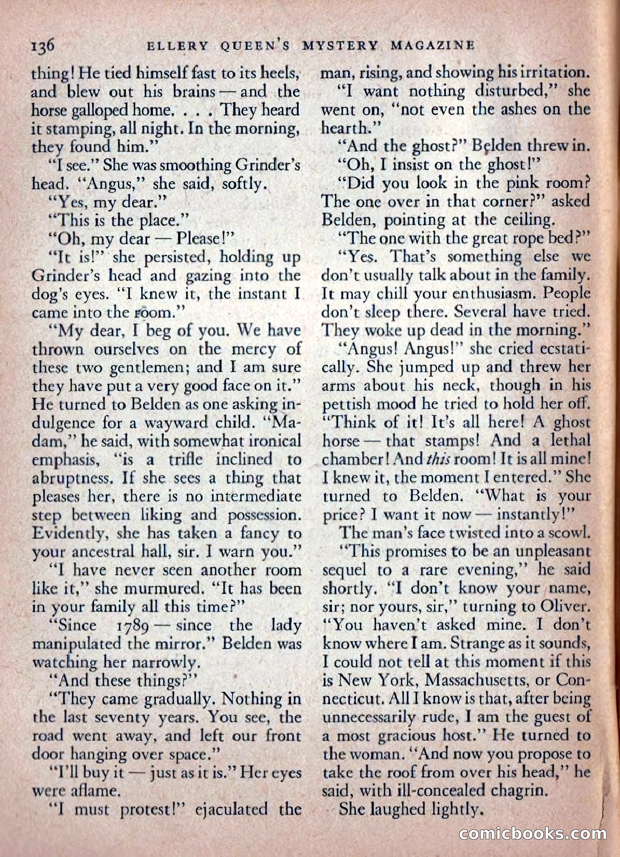 Ellery Queen's Mystery Magazine, February 1948 — page 138 of 148