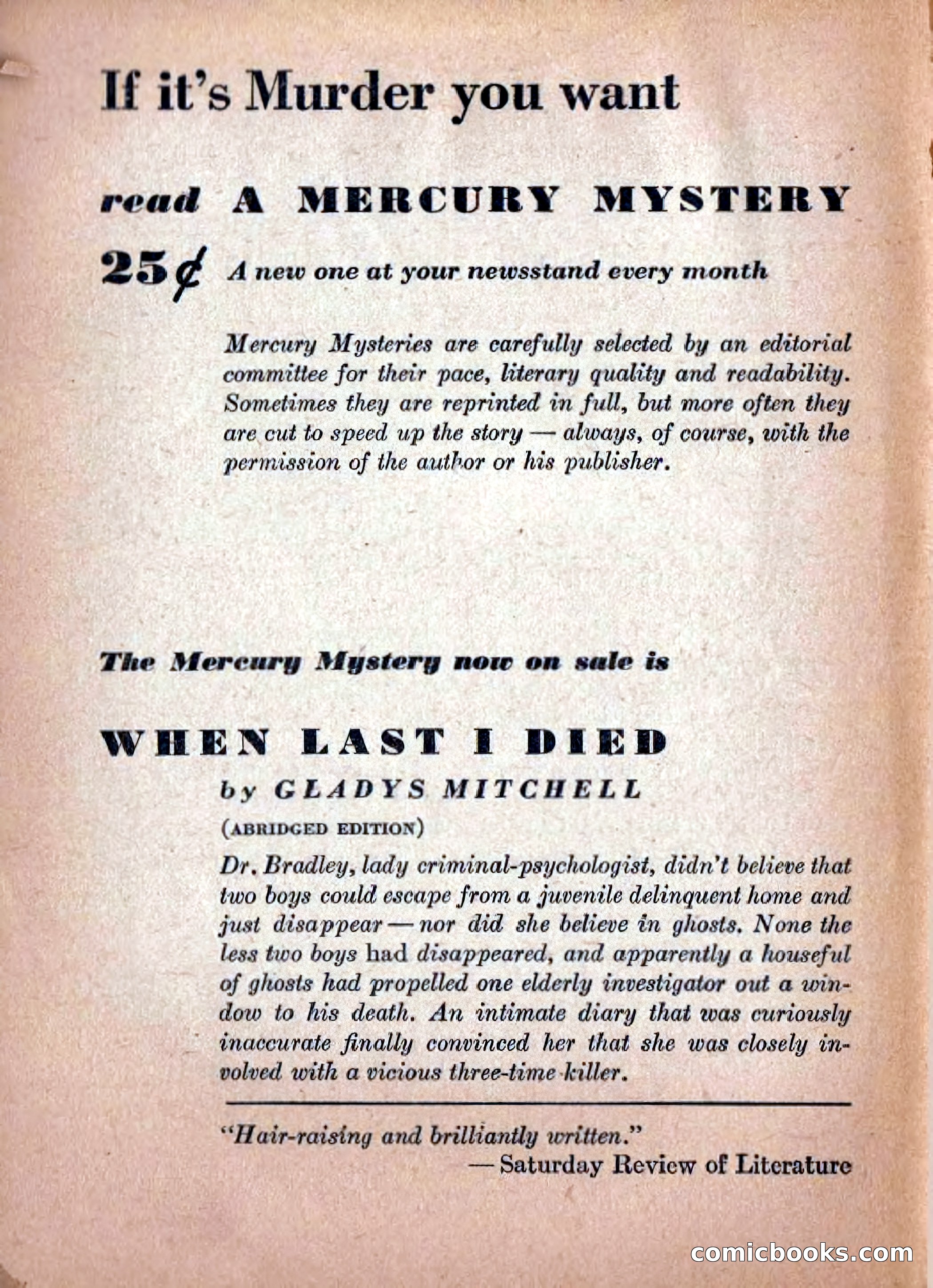 Ellery Queen's Mystery Magazine, February 1948 — page 146 of 148