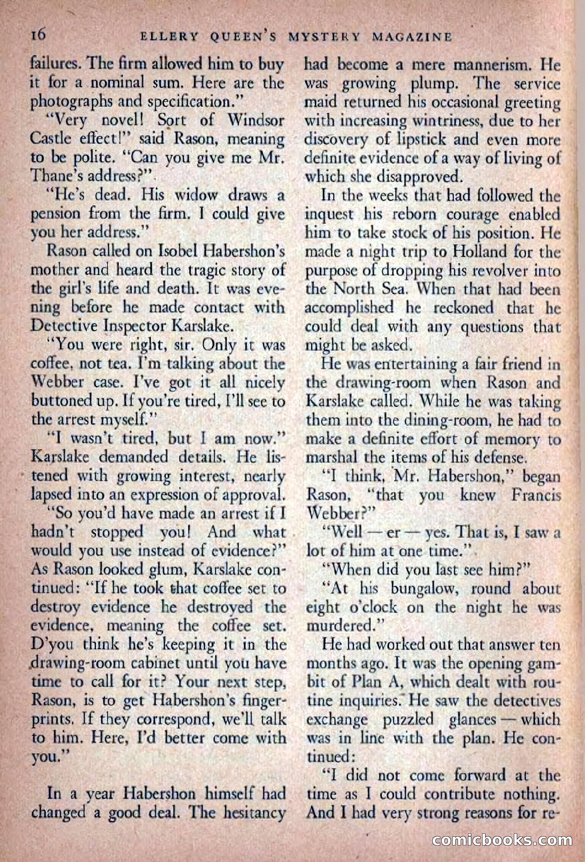Ellery Queen's Mystery Magazine, November 1948 — page 18 of 148
