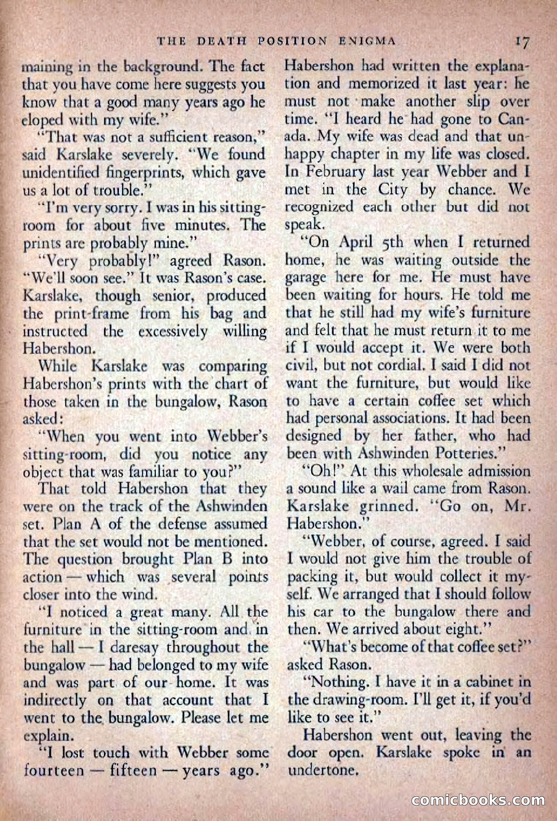 Ellery Queen's Mystery Magazine, November 1948 — page 19 of 148
