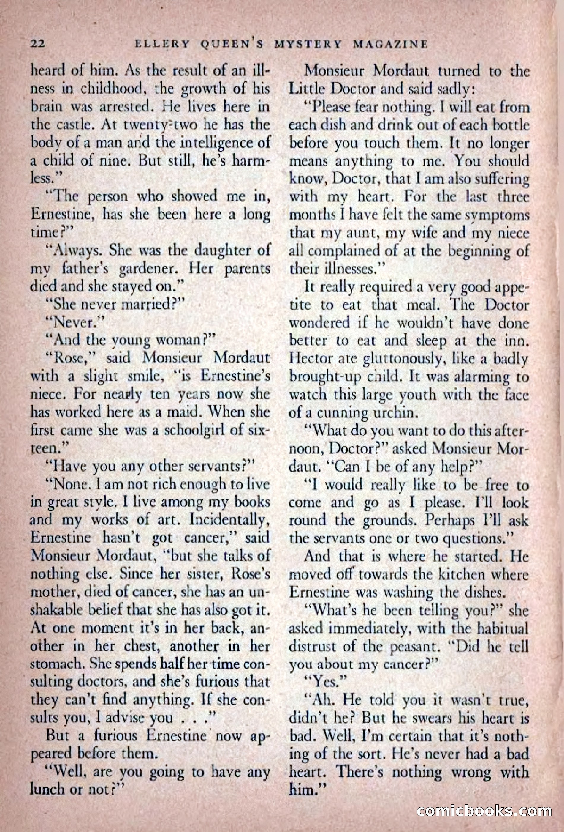 Ellery Queen's Mystery Magazine, November 1948 — page 24 of 148