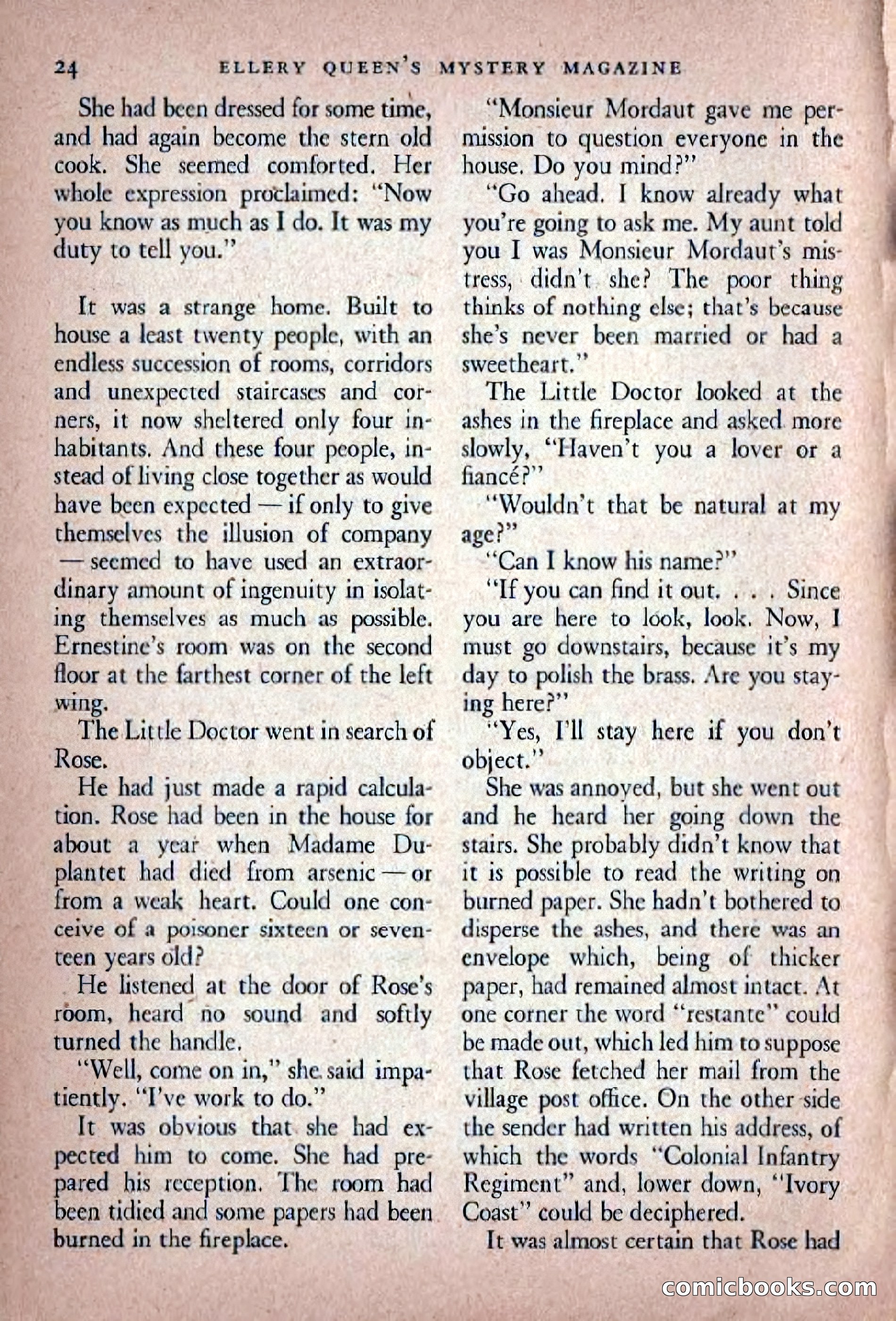 Ellery Queen's Mystery Magazine, November 1948 — page 26 of 148