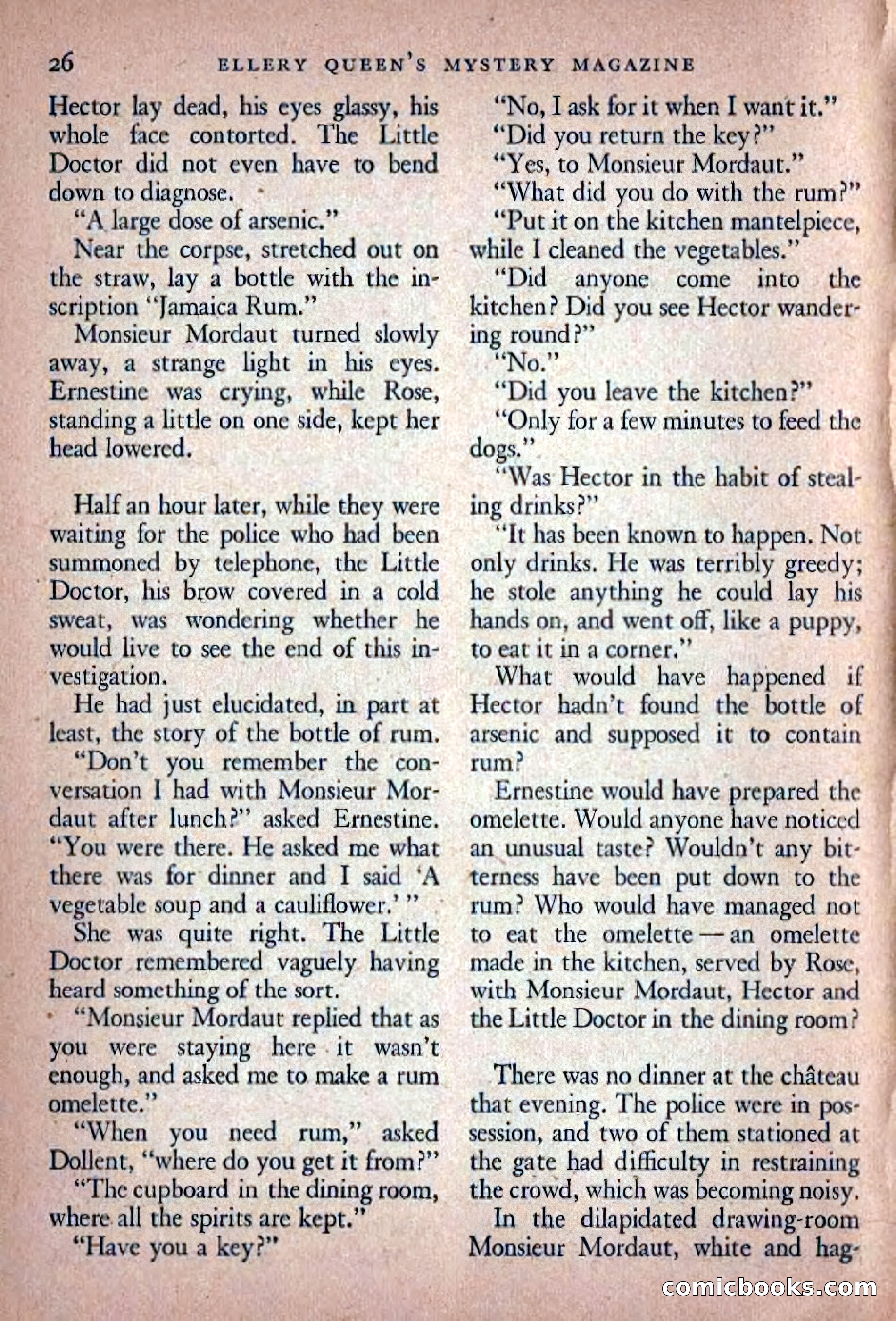 Ellery Queen's Mystery Magazine, November 1948 — page 28 of 148