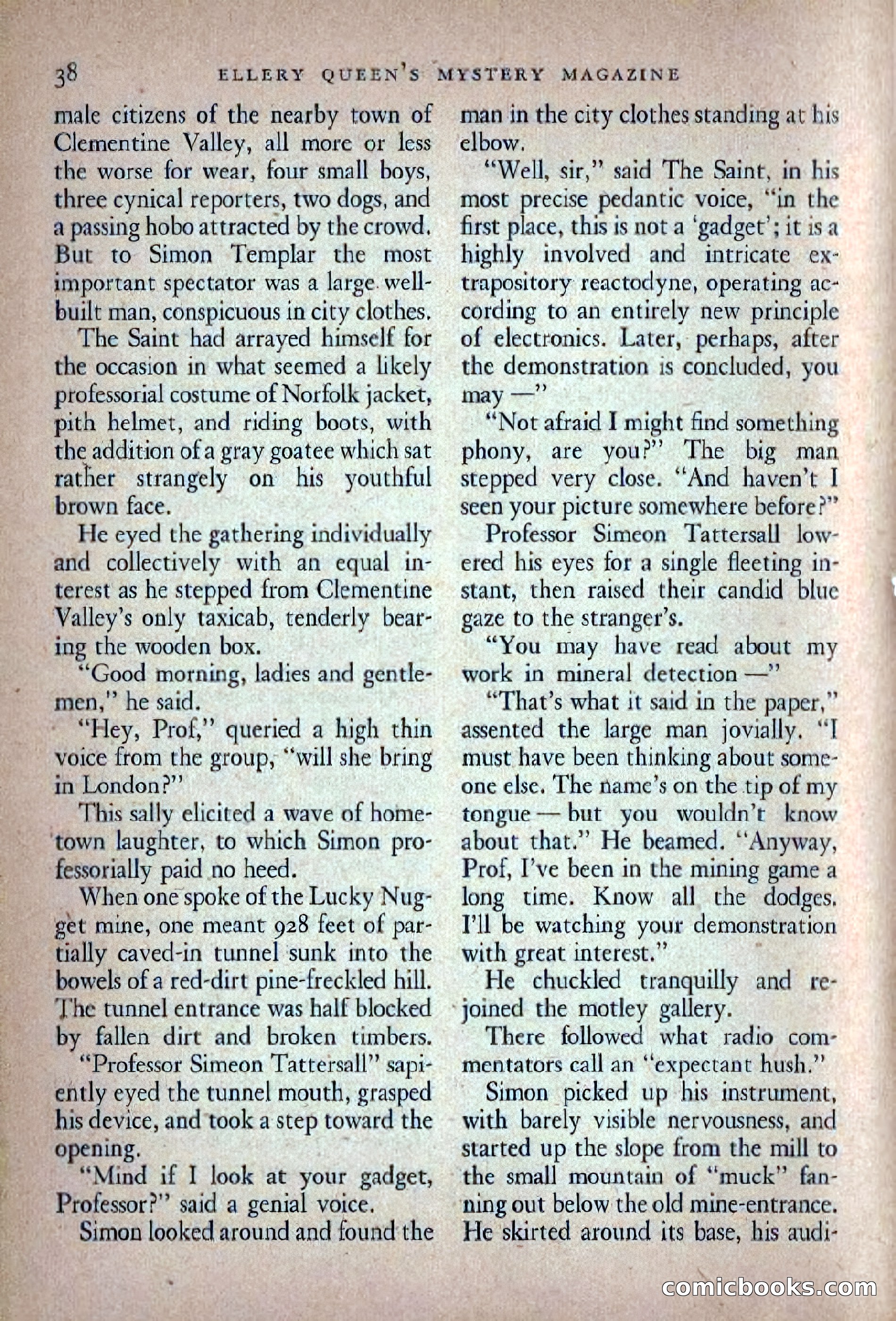 Ellery Queen's Mystery Magazine, November 1948 — page 40 of 148