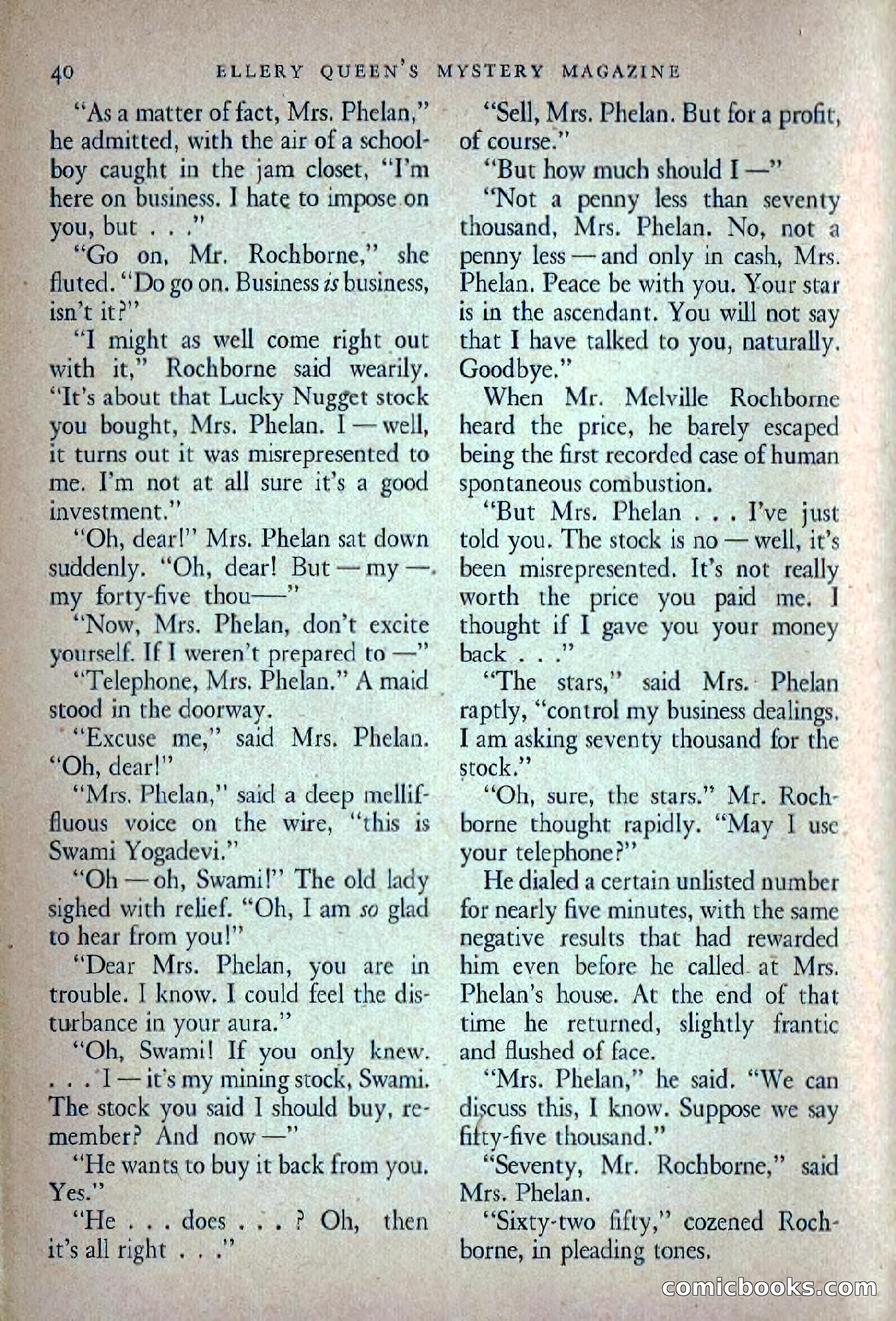 Ellery Queen's Mystery Magazine, November 1948 — page 42 of 148