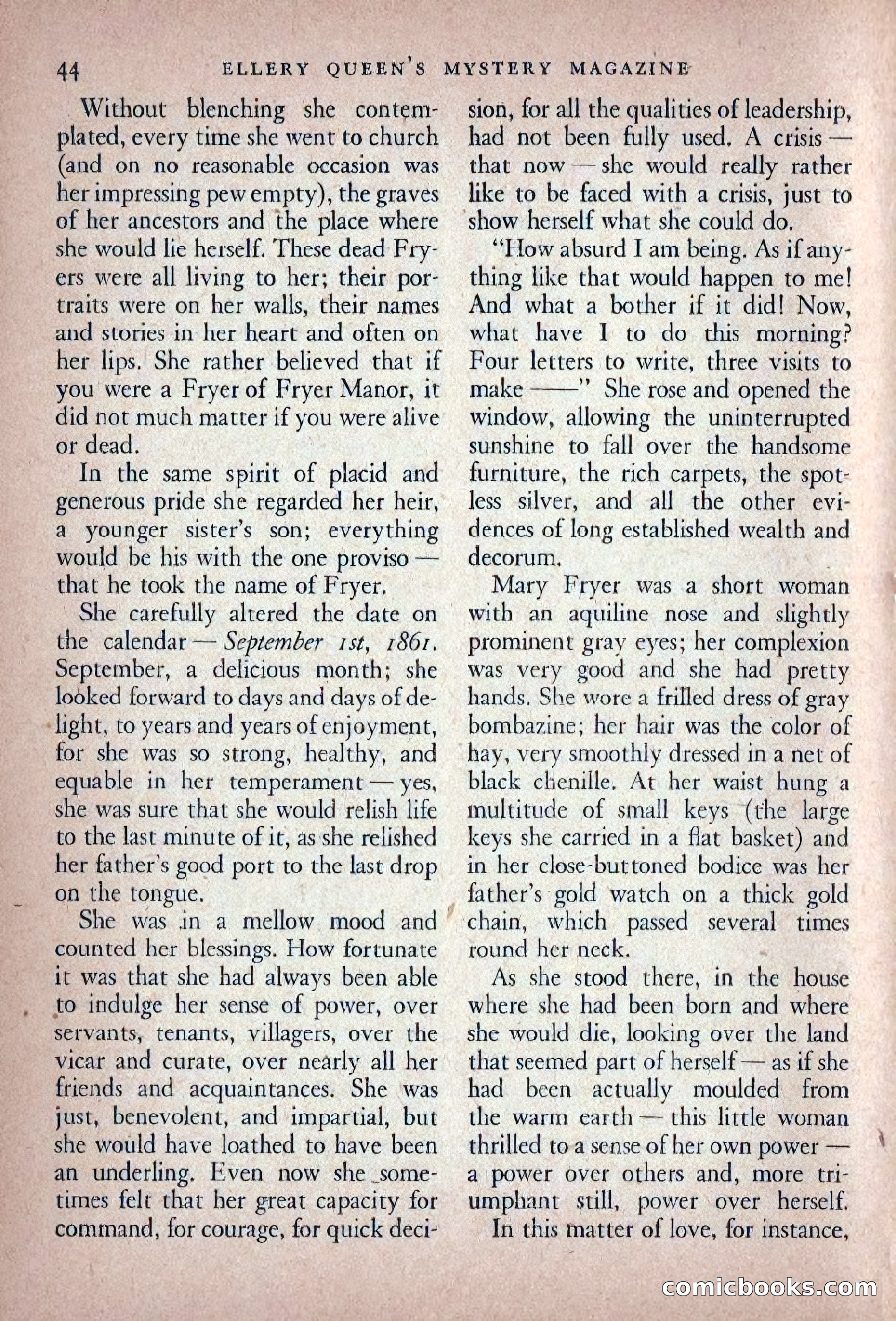 Ellery Queen's Mystery Magazine, November 1948 — page 46 of 148