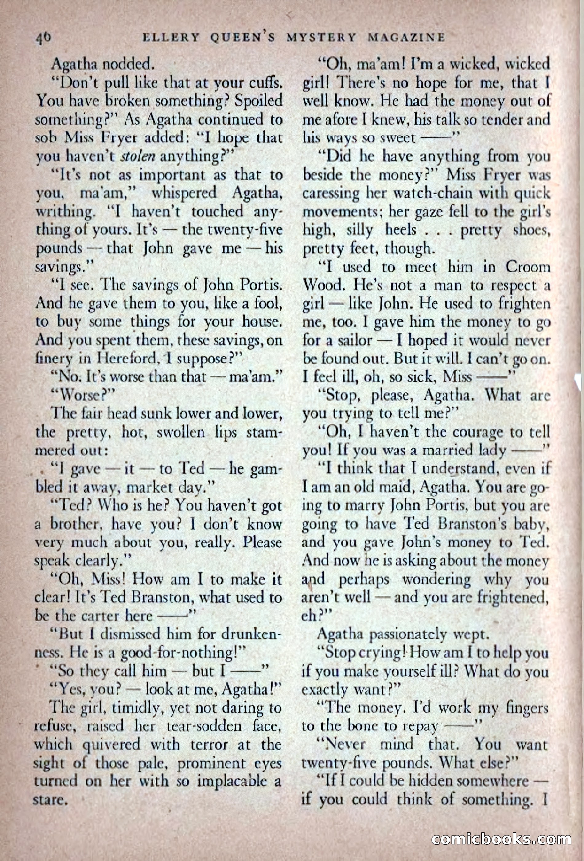 Ellery Queen's Mystery Magazine, November 1948 — page 48 of 148
