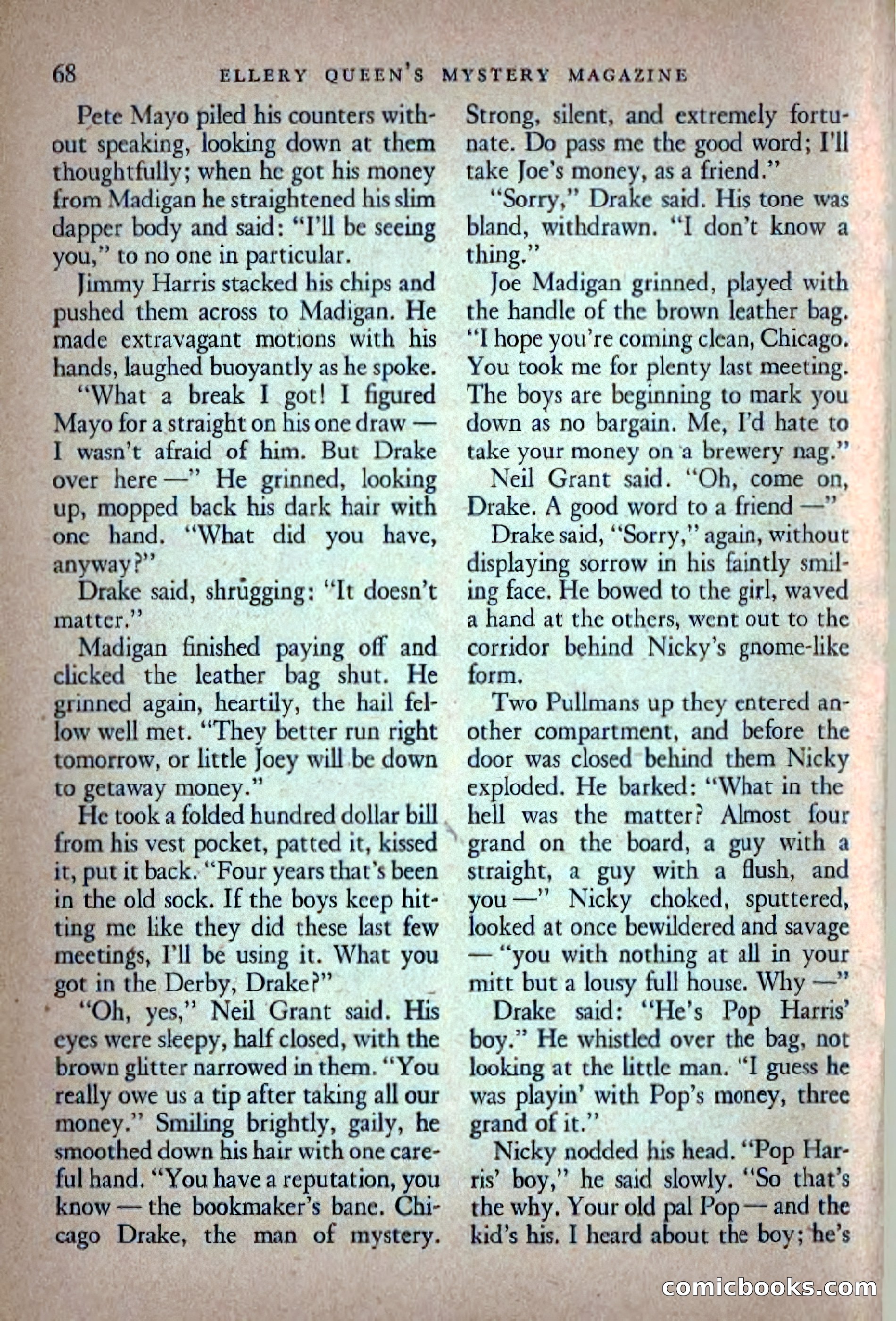Ellery Queen's Mystery Magazine, November 1948 — page 70 of 148