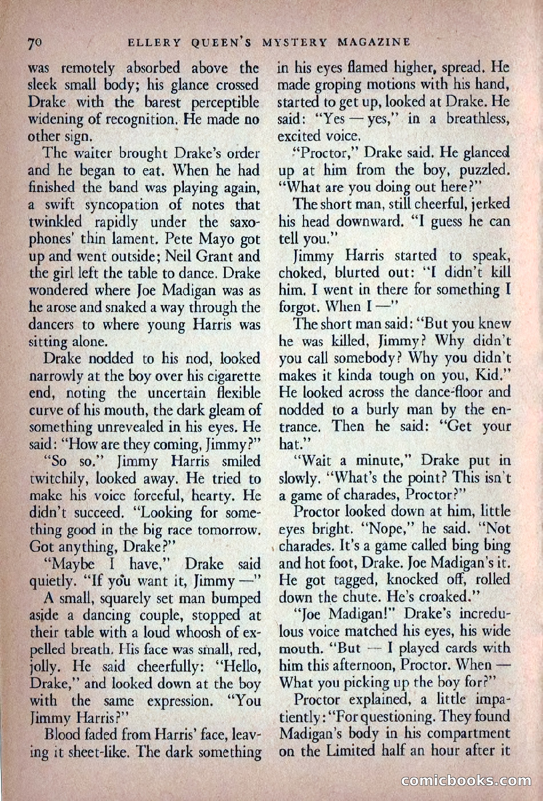 Ellery Queen's Mystery Magazine, November 1948 — page 72 of 148